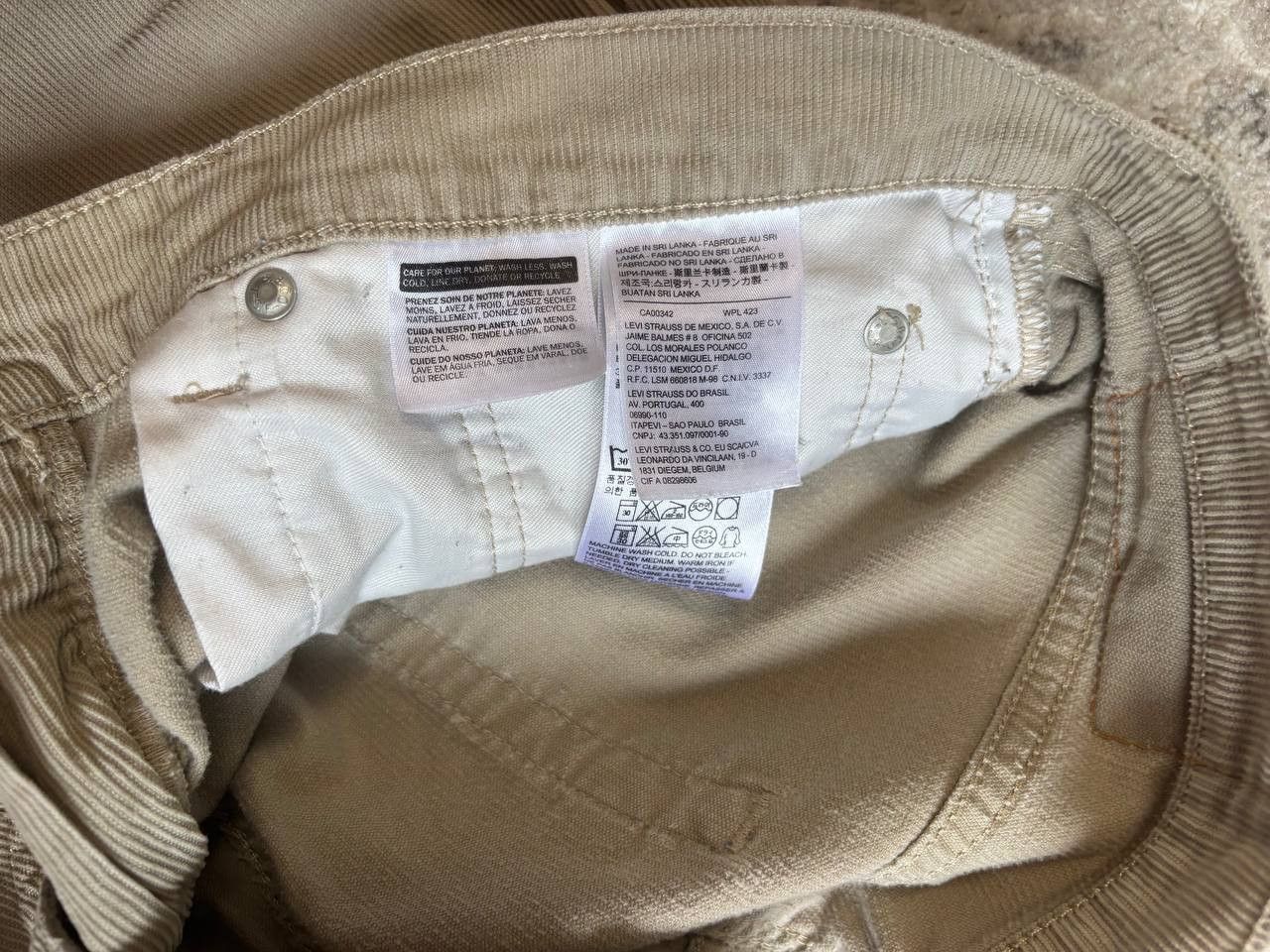 Levi's Levi’s 751 Corduroy Pants W34 L34 Beige Vintage Size US 34 / EU 50 - 14 Thumbnail
