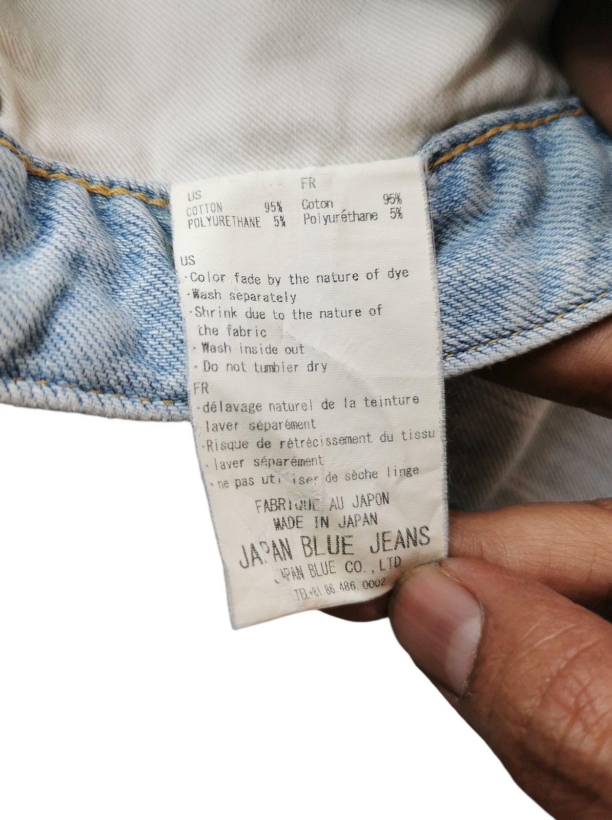 Blue Blue Japan Japan Blue Denim Jeans Size US 30 / EU 46 - 14 Thumbnail