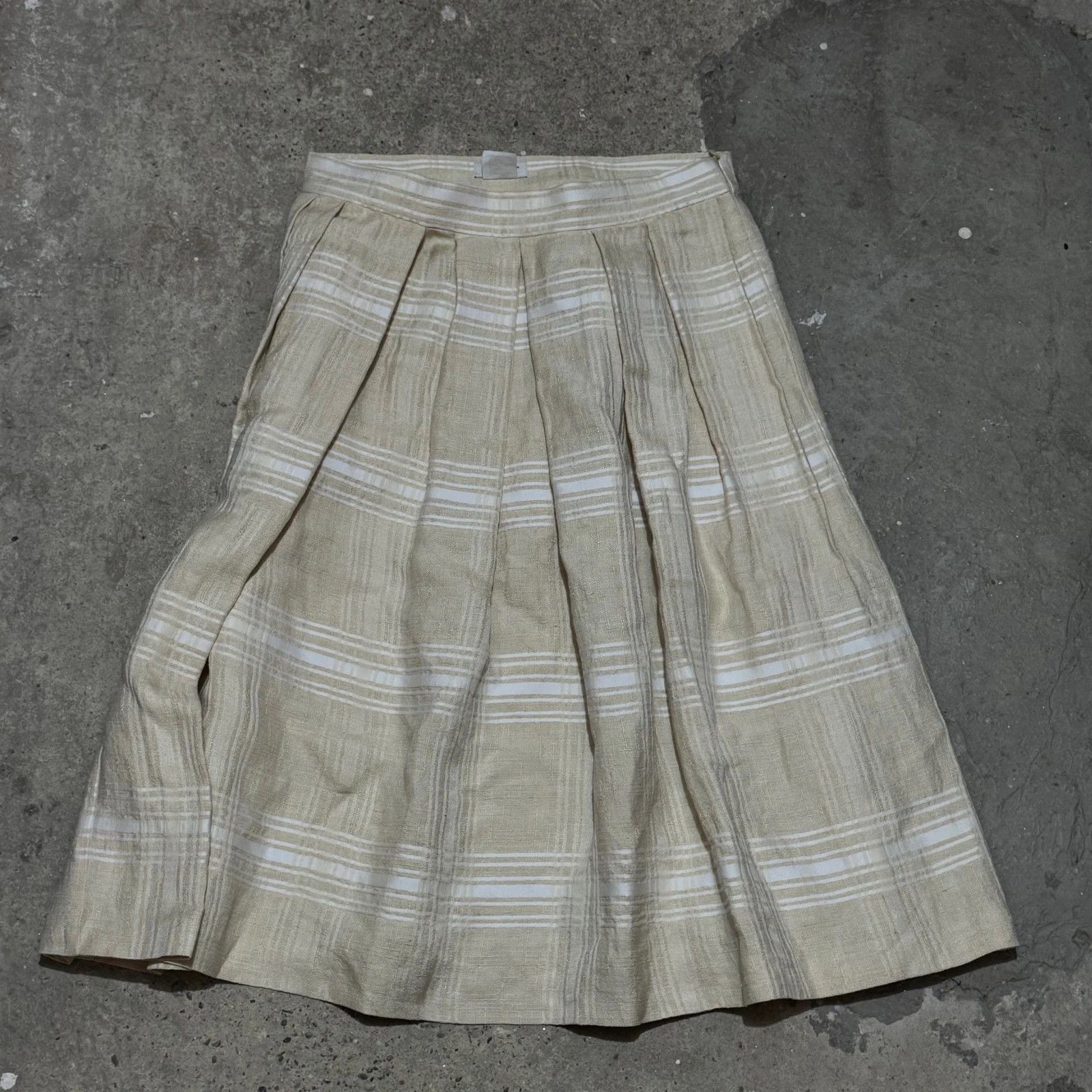 Dries Van Noten Dries van Noten linen skirt Size 28" / US 6 / IT 42 - 2 Thumbnail