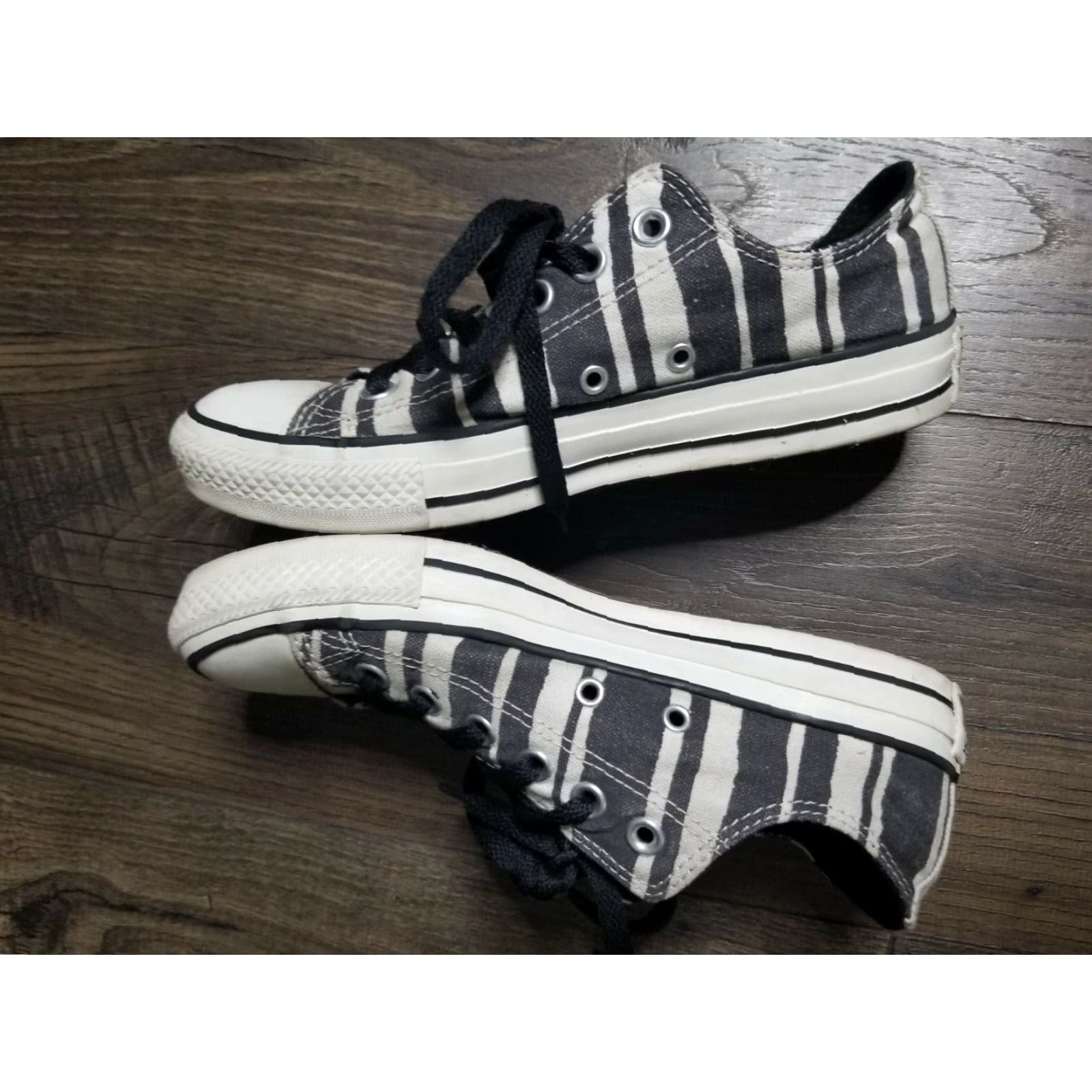 Converse Converse All-Star OX Womens Sneakers 7 Black White Zebra Print Athletic Size US 7 / IT 37 - 6 Thumbnail