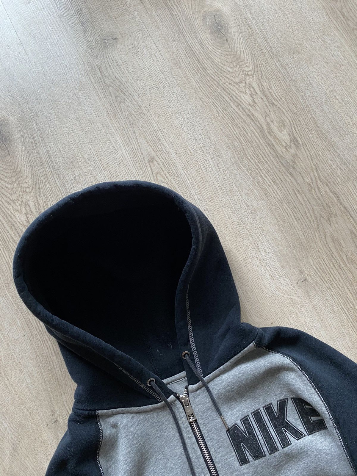 Japanese Brand Nike Vintage Zip Hoodie Big Logo Japanese Cropped Boxy Rap Size US M / EU 48-50 / 2 - 7 Thumbnail