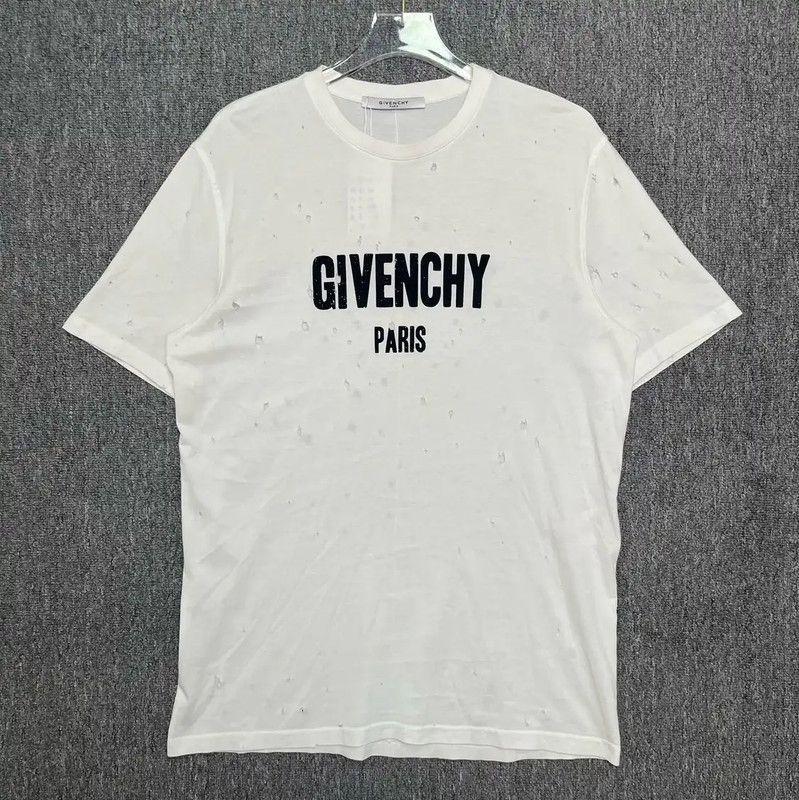 Givenchy Givenchy White Cotton Men's T-Shirt Size S 0089 Size US S / EU 44-46 / 1 - 1 Thumbnail