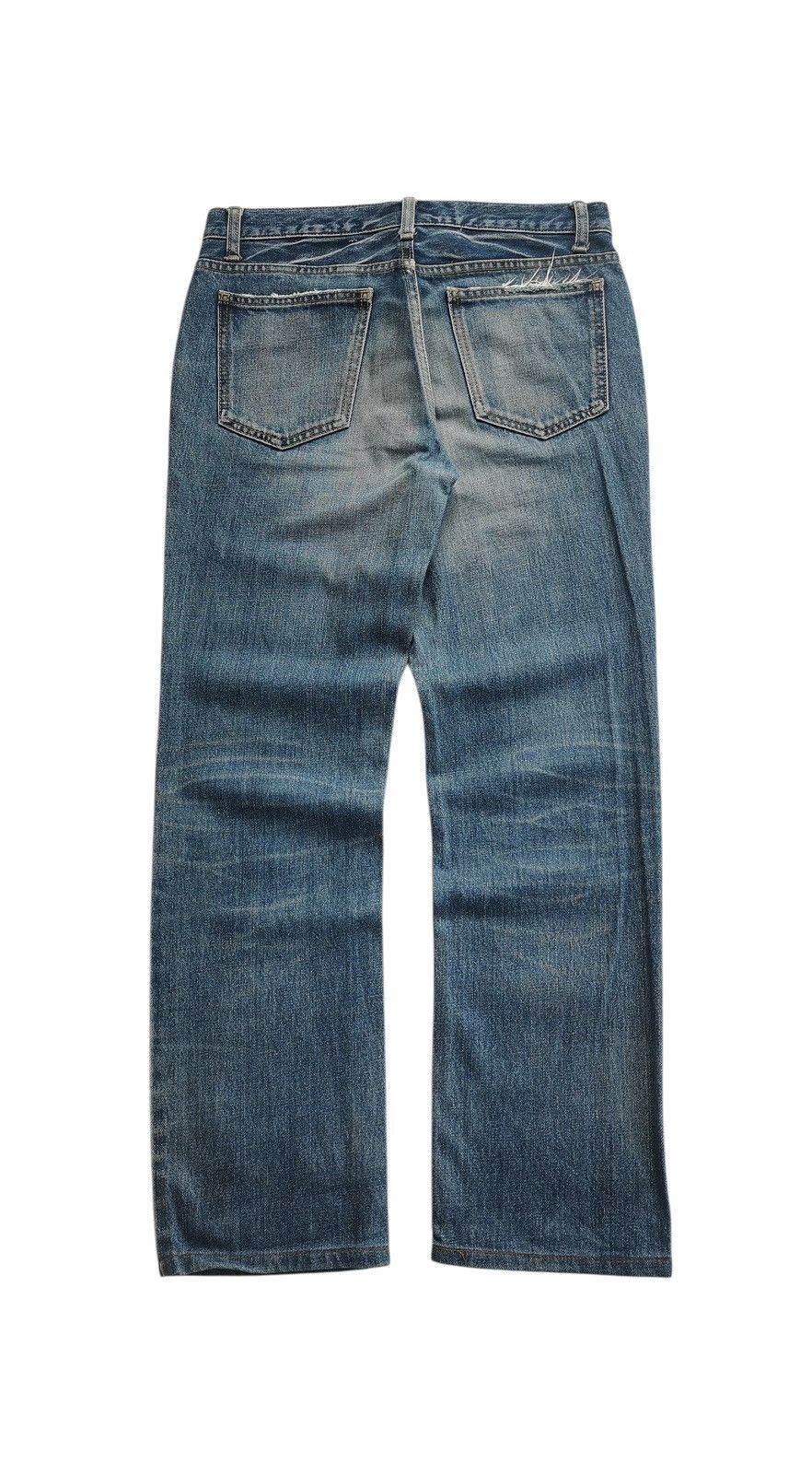 Lounge Lizard Avantgarde Lounge Lizard Clawmark Distressed Jeans LGB🟦A869🟦 Size US 30 / EU 46 - 2 Thumbnail
