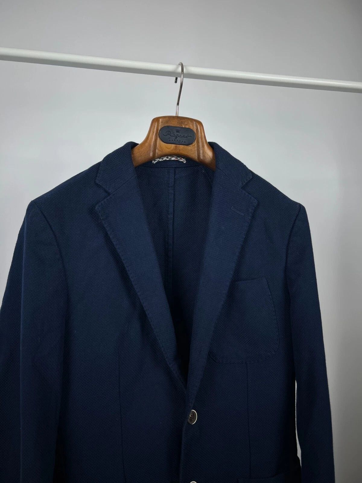 Suitsupply Suitsupply Unlined Navy Blue Patch Pocket Blazer Jacket Size 36R - 10 Thumbnail