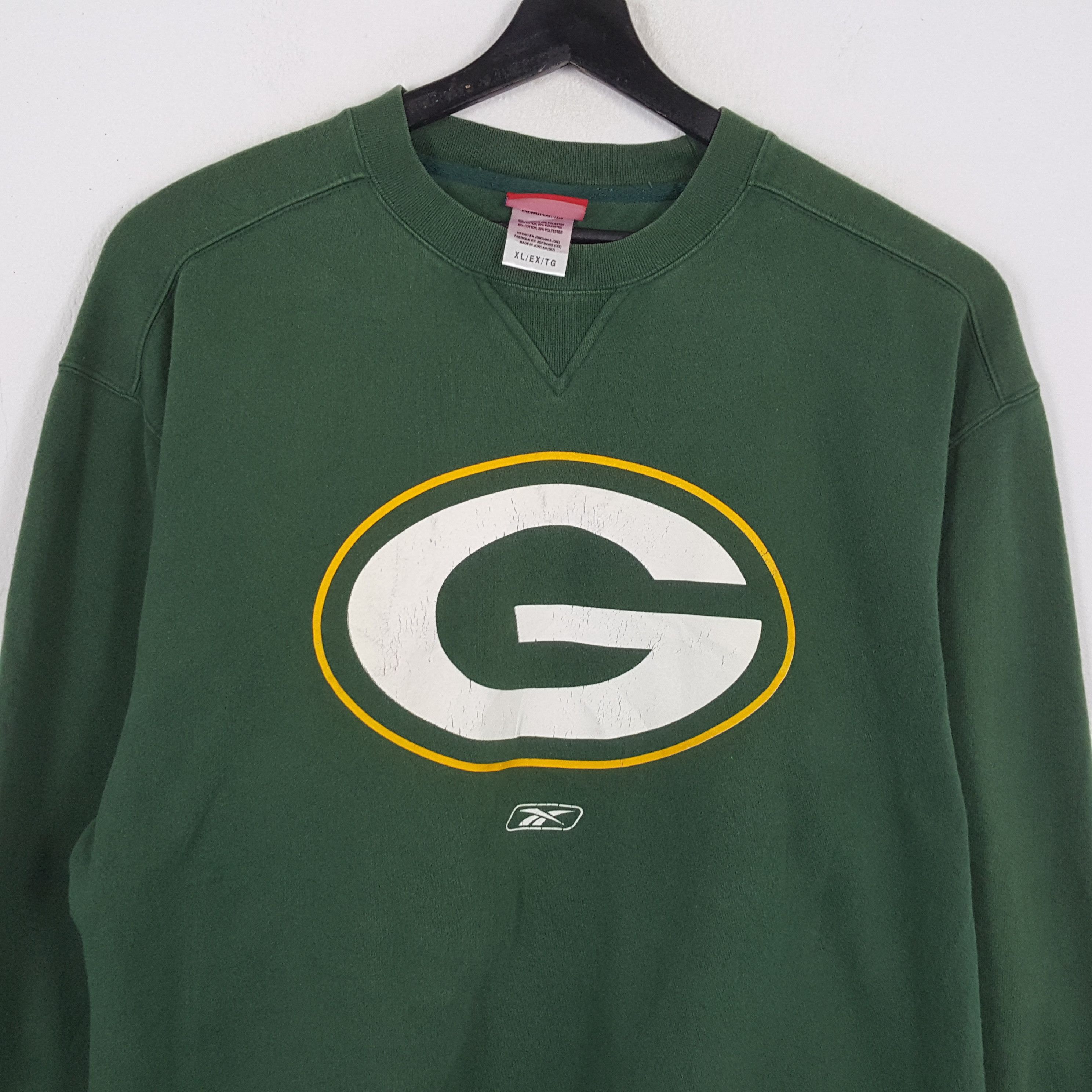 NFL × Vintage GREENBAY PACKERS NFL American Football Team Sweatshirt Size US XXL / EU 58 / 5 - 2 Thumbnail