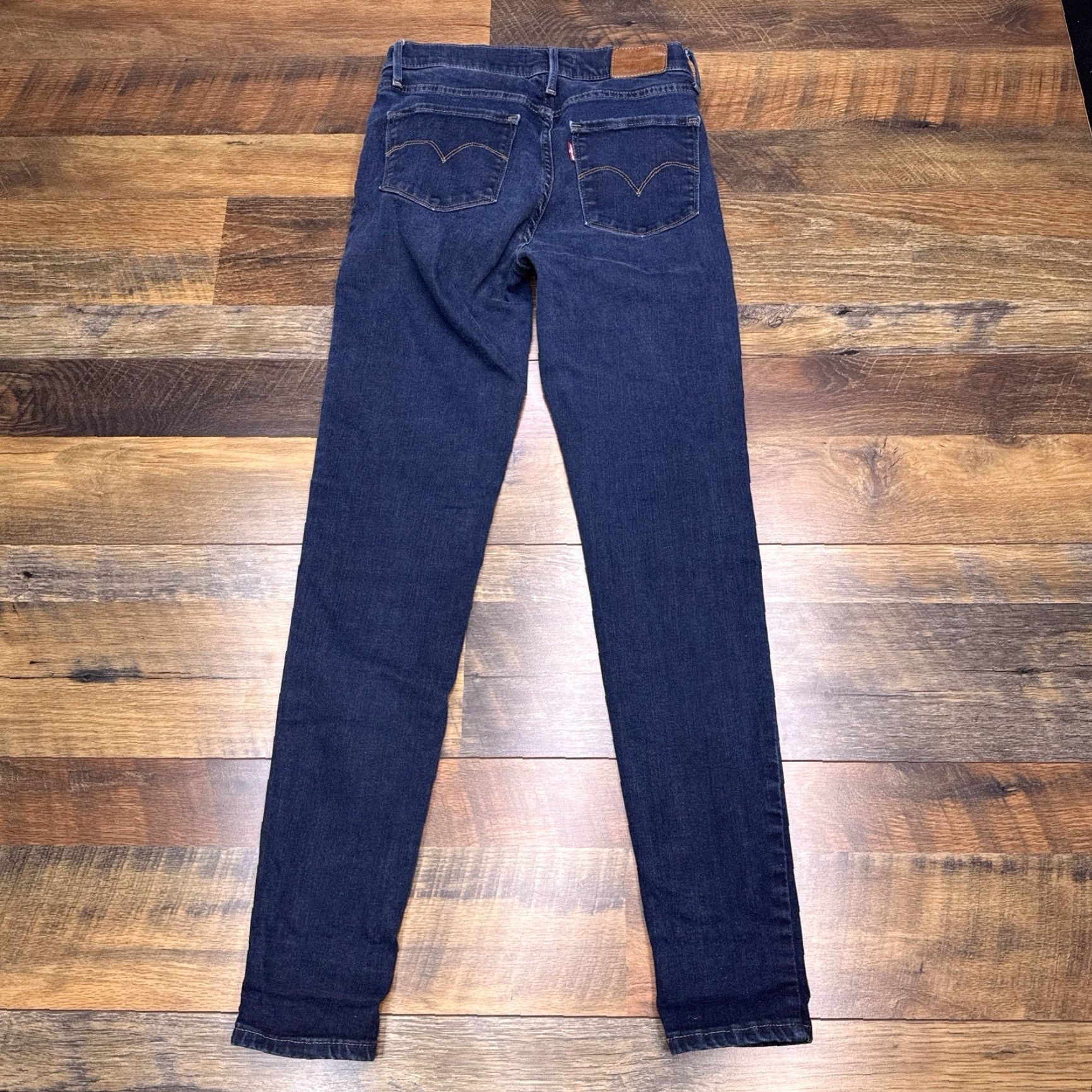 Levi's Levi's 720 Premium Super Skinny Jeans Women 27 Mid Rise Stretch Denim Blue Slim Regular 5-Pocket Jeans Size 27" / US 4 / IT 40 - 2 Thumbnail
