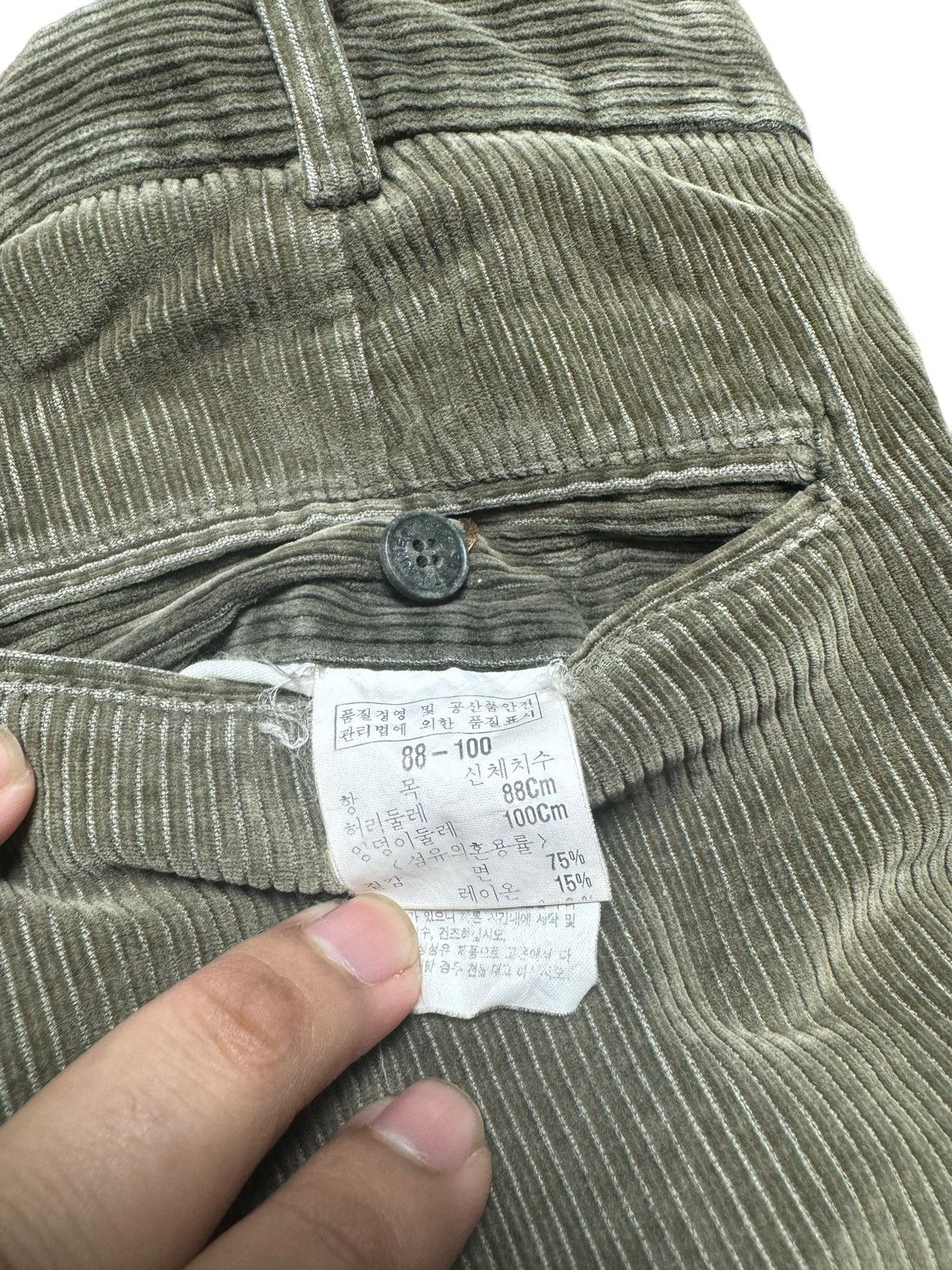 Yves Saint Laurent VINTAGE YSL YVES SAINT LAURENT CORDUROY PANT Size US 34 / EU 50 - 15 Thumbnail