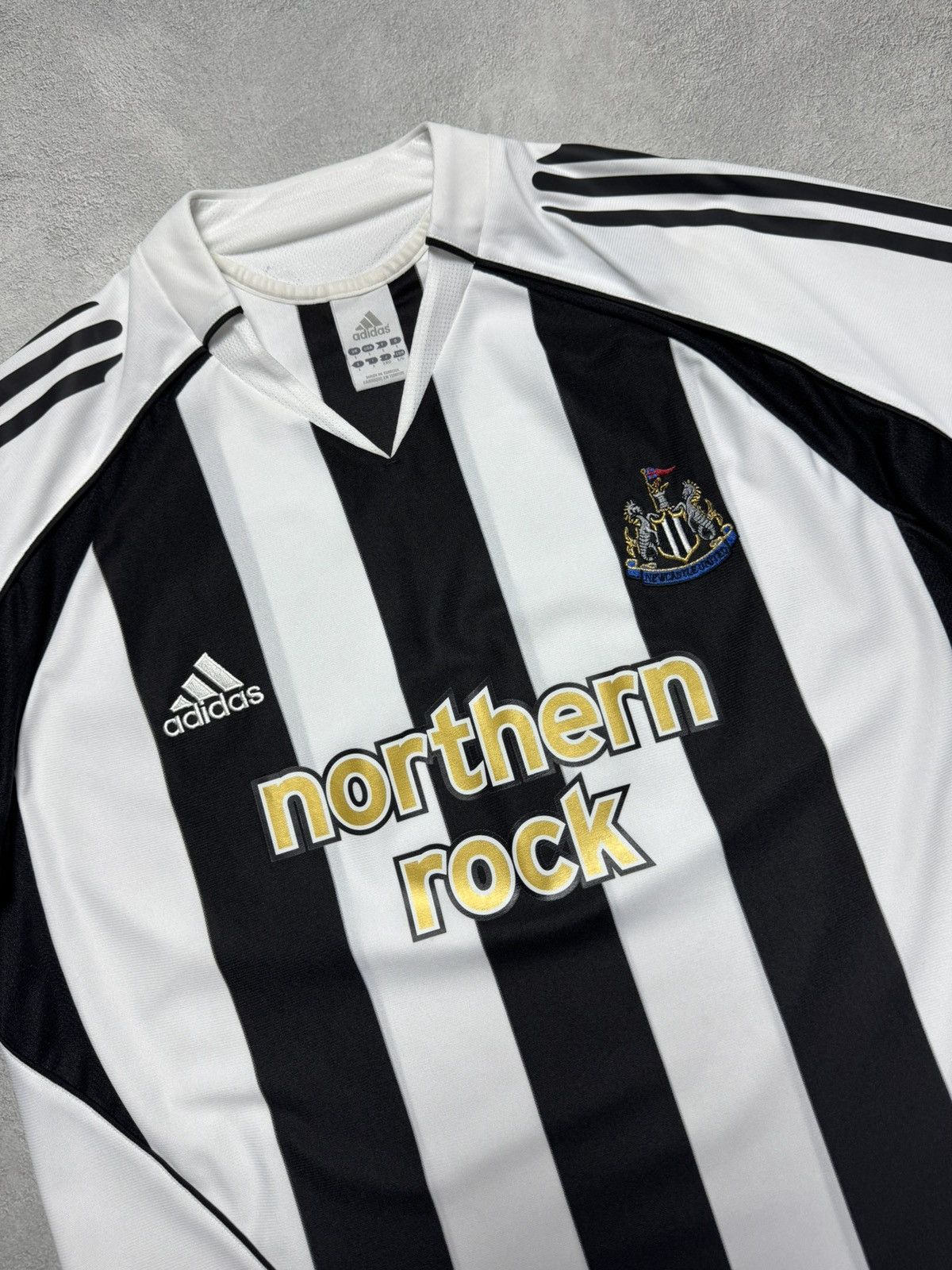 Adidas Newcastle United 2005 2007 Home Shirt Soccer Jersey Adidas Size US XL / EU 56 / 4 - 3 Thumbnail