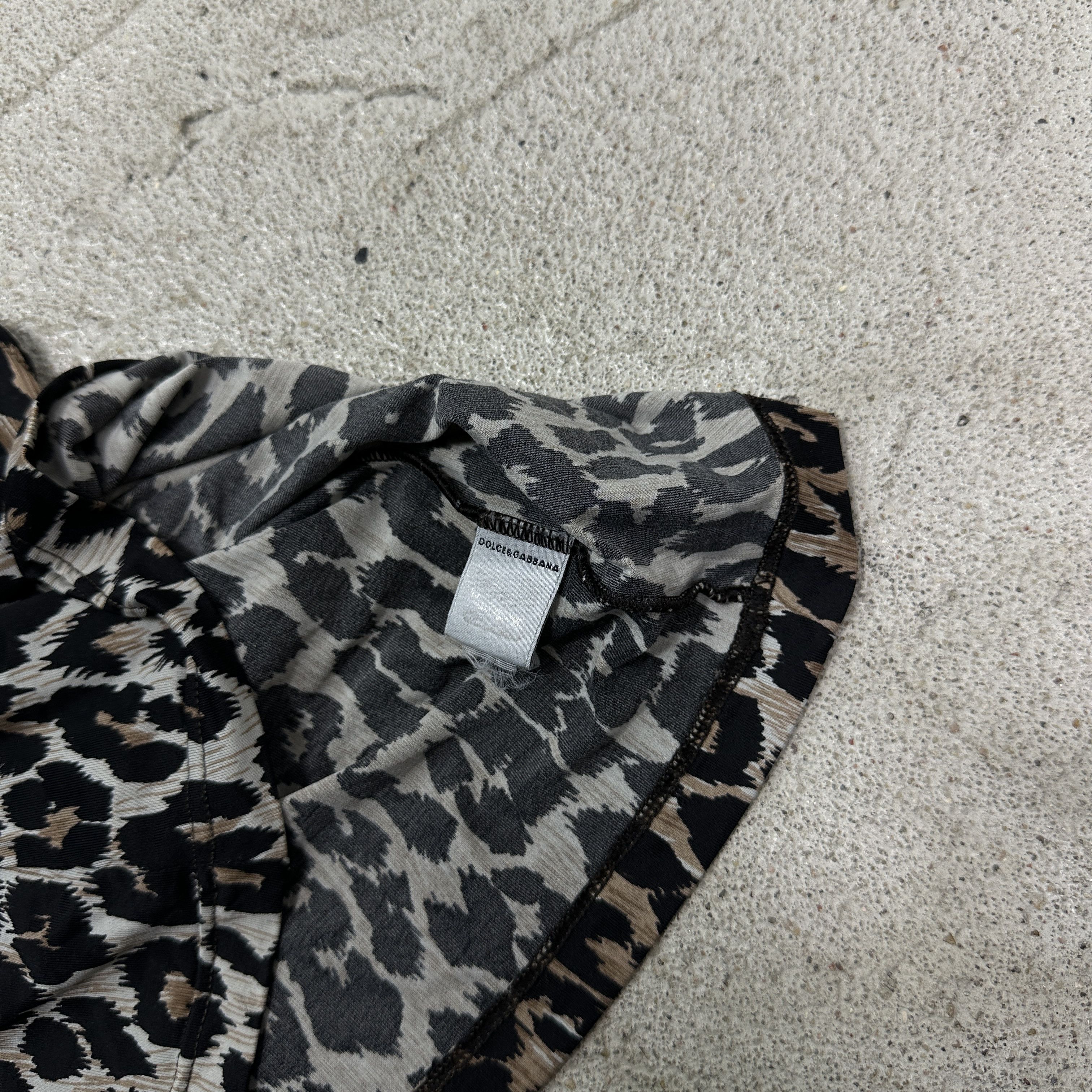 Dolce & Gabbana Vintage Old Money Preppy Dolce & Gabbana Cheetah Tanktop Y2K Size S / US 4 / IT 40 - 4 Thumbnail