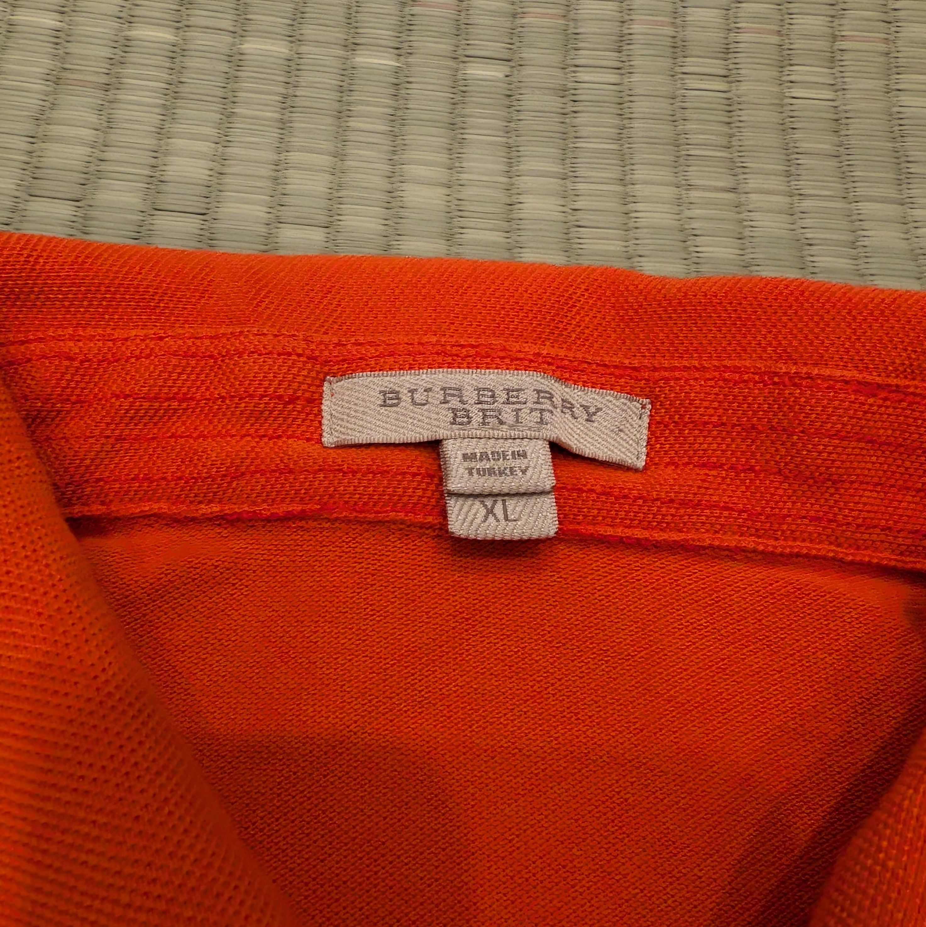 Burberry Burberry Brit 100% Cotton Polo Made in Turkey Size US XL / EU 56 / 4 - 3 Thumbnail