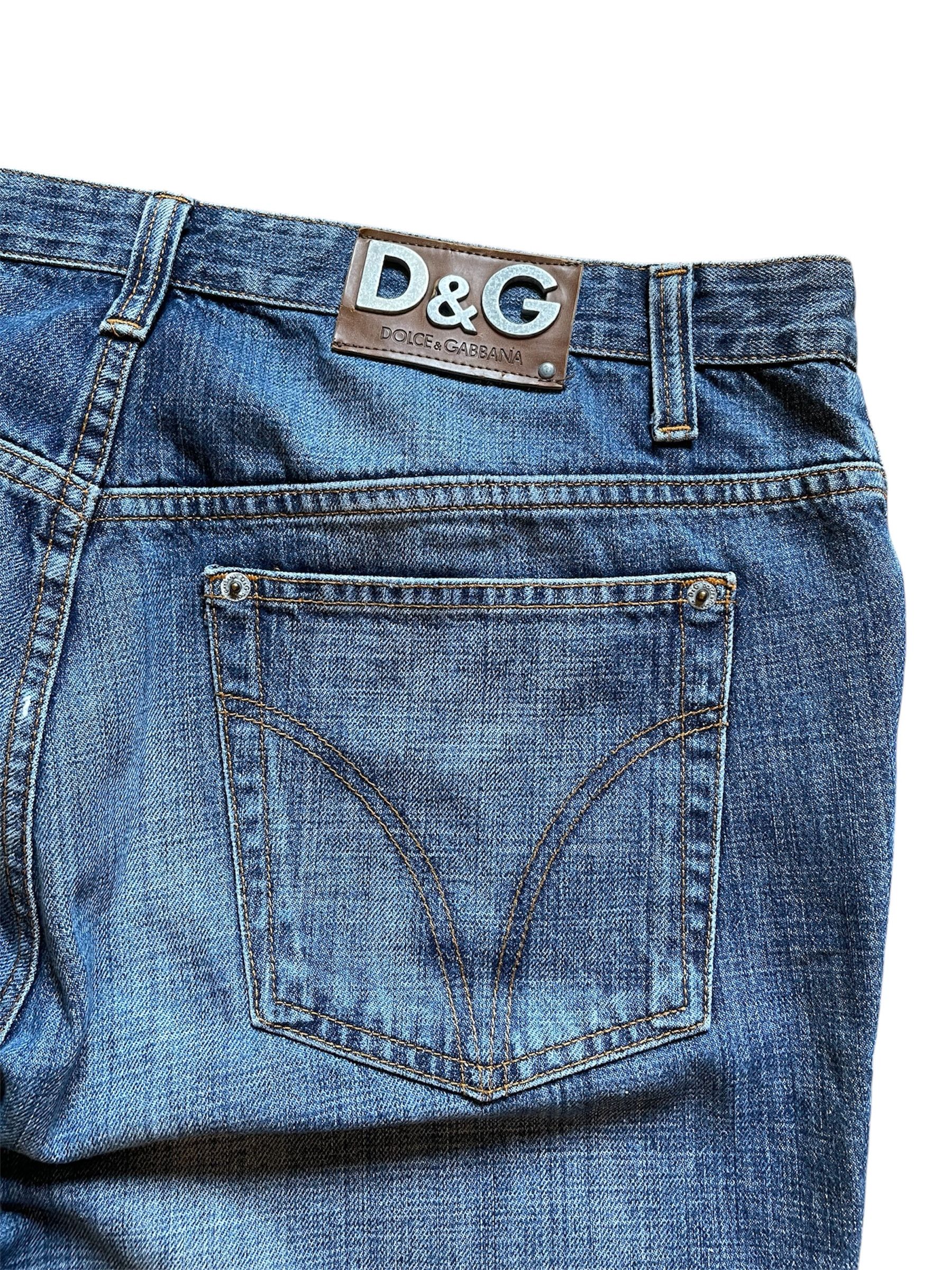 Dolce & Gabbana Dolce Gabbana SS2004 Denim Jeans Size US 36 / EU 52 - 8 Thumbnail