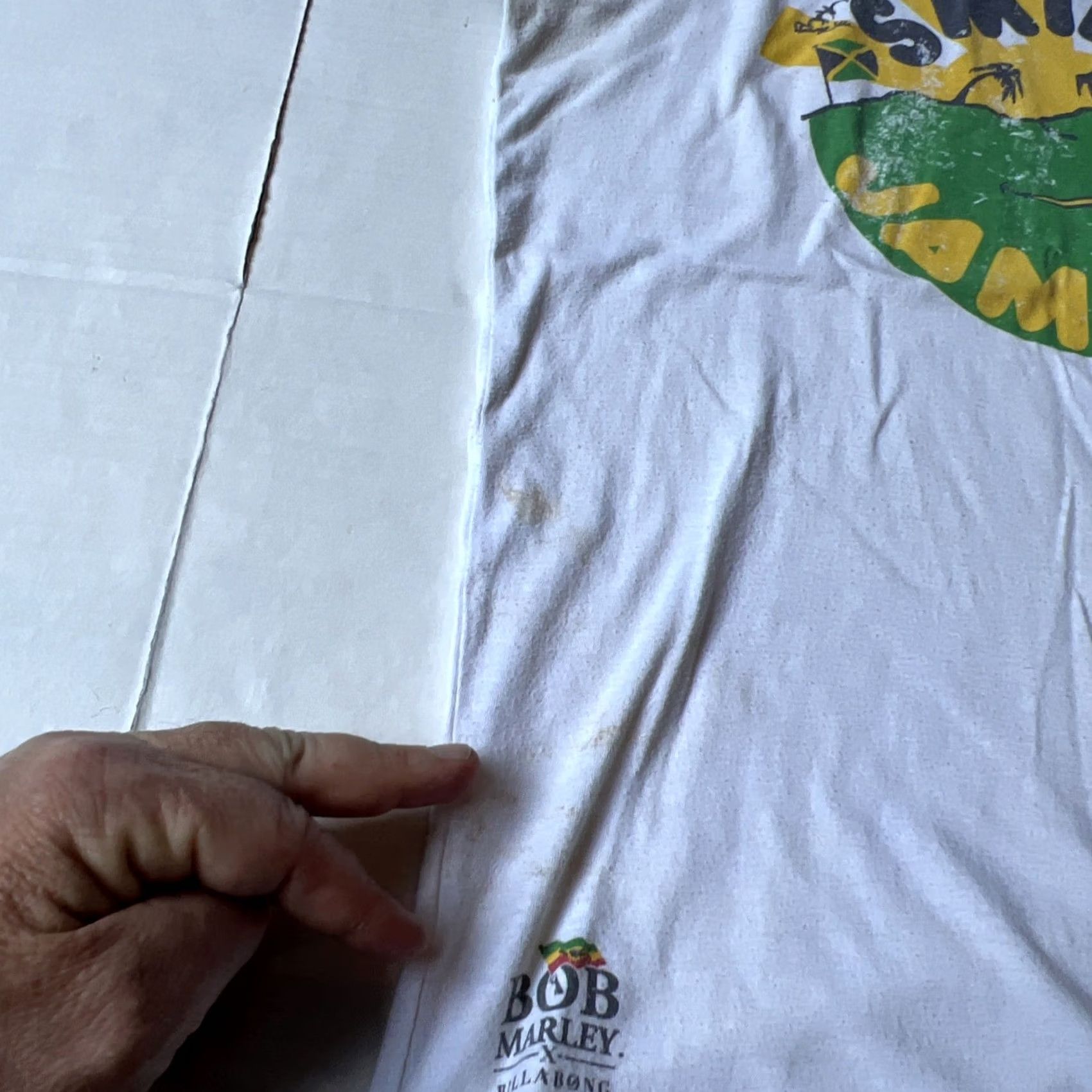 Billabong VINTAGE Bob Marley x Billabong Reggae Sun ‘Smile Jamaica’ Tank Top Shirt Small White Men Tank Top Shirt XS? Size US S / EU 44-46 / 1 - 7 Thumbnail