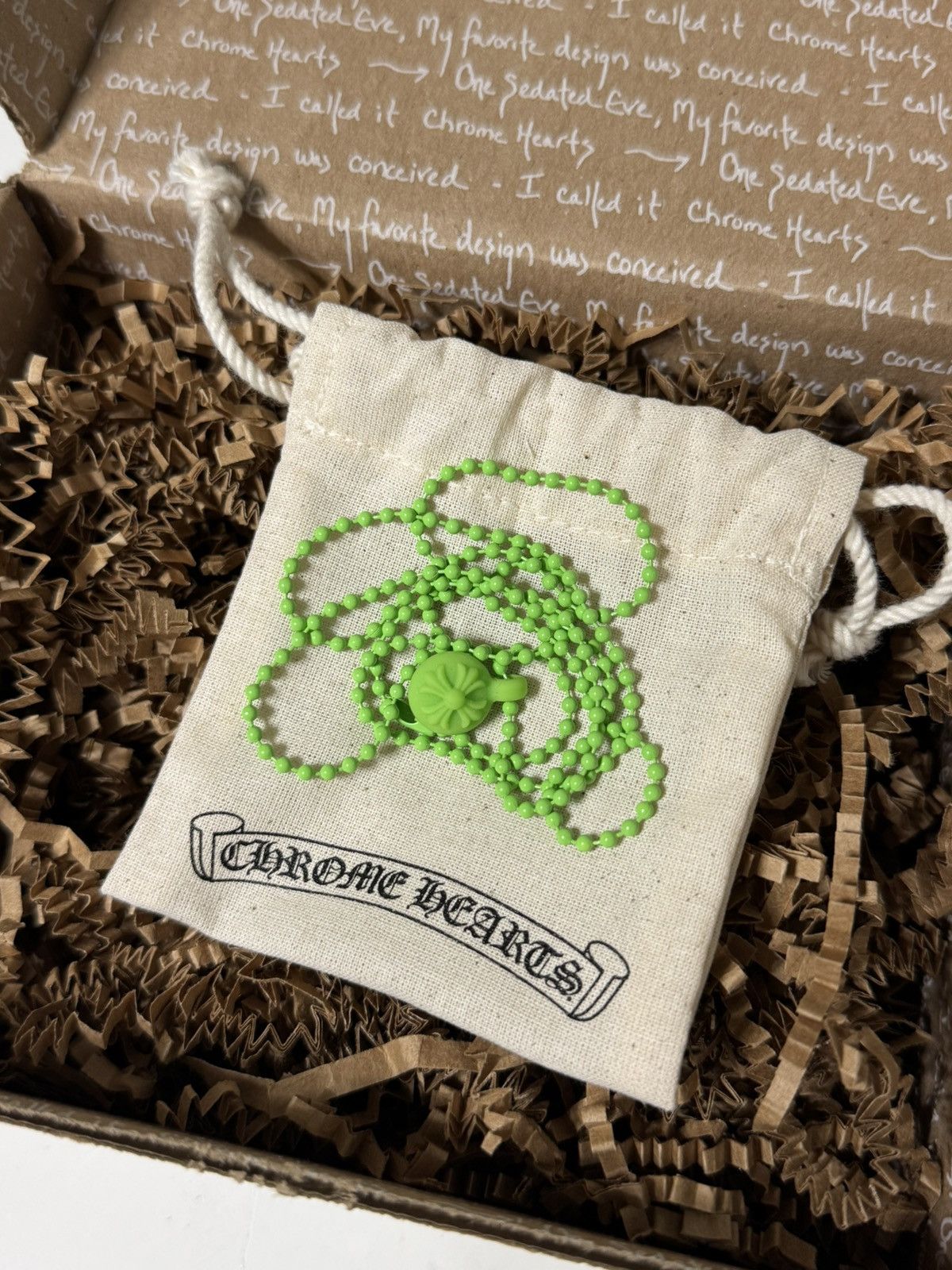 Chrome Hearts Chrome Hearts Silichrome Crossball Charm Green Size ONE SIZE - 1 Thumbnail