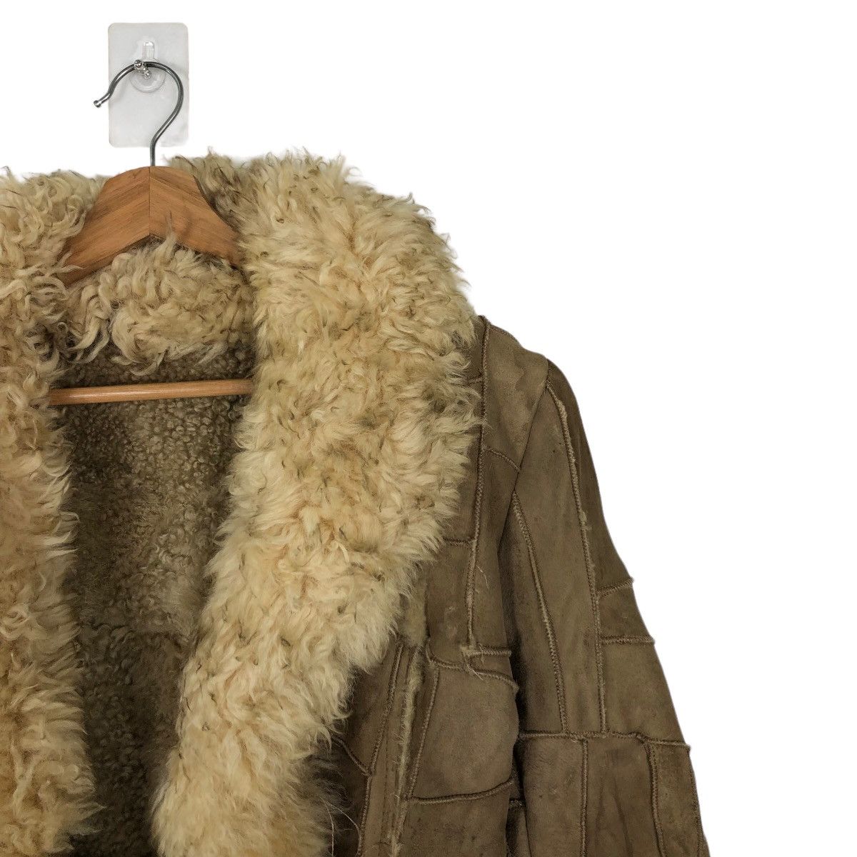 Genuine Leather 🔥90’s RARE GENUINE SUEDE LEATHER JACKET MINK FUR LINING Size US M / EU 48-50 / 2 - 6 Thumbnail