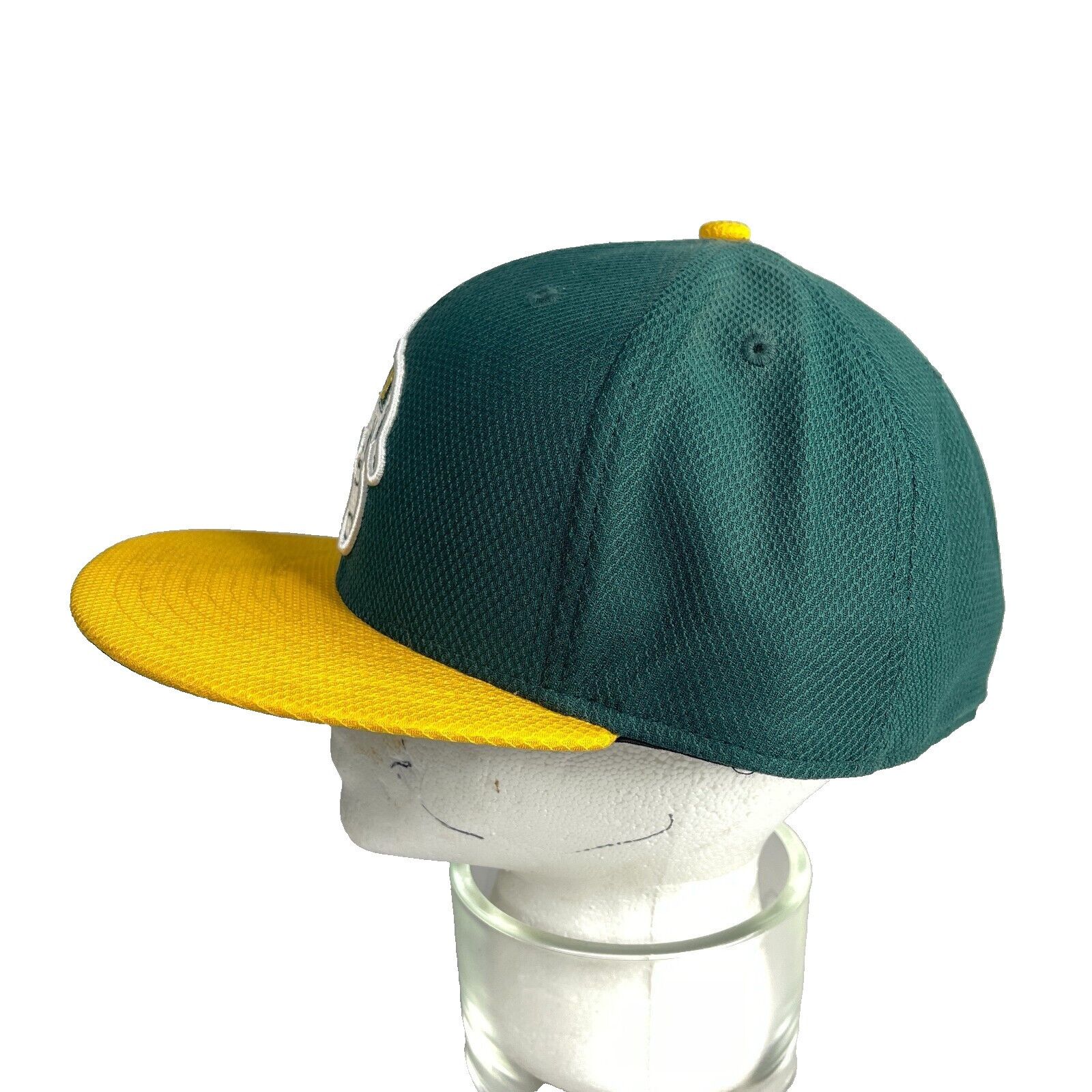 New Era Oakland A's Athletics MLB New Era 7.5 Fitted Baseball Cap In Size 46 - 9 Thumbnail