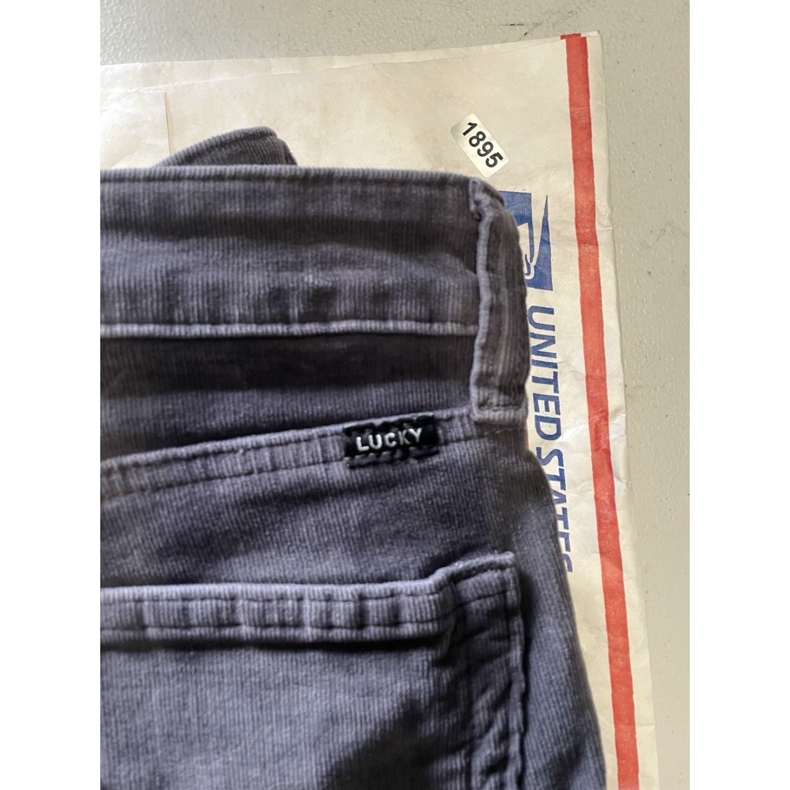 Lucky Brand Lucky Brand Pants Womens 4/27 Ava Skinny Corduroy Gray Stretch Pants Womens Regular Gray Corduroy Stretch 5-Pocket Mens? Size 27" / US 4 / IT 40 - 8 Thumbnail