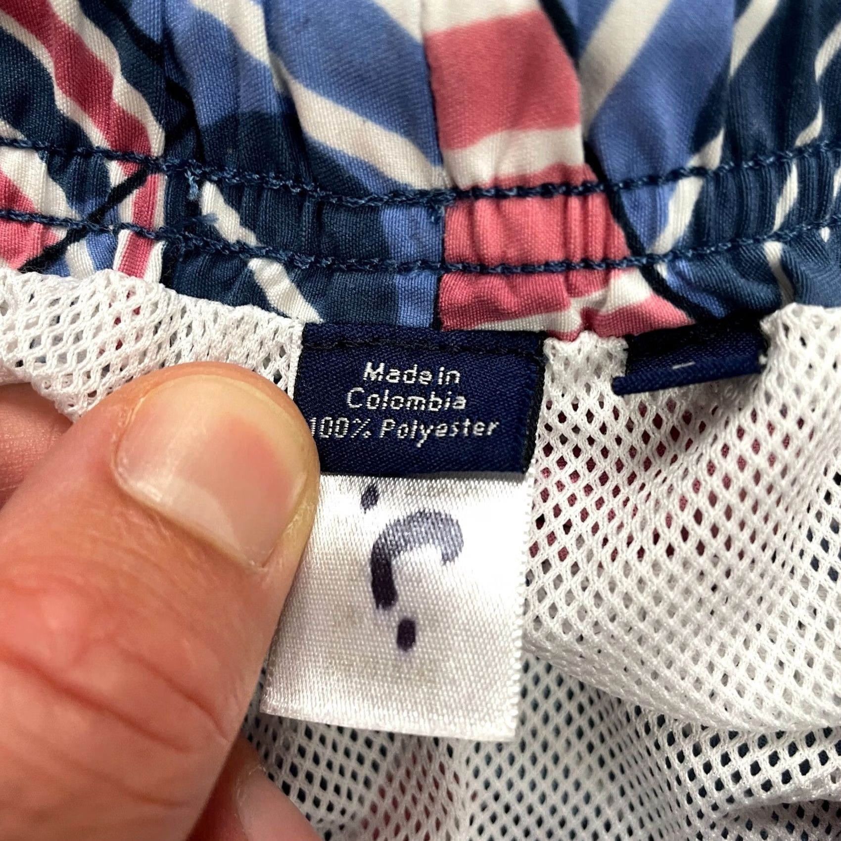 Vineyard Vines Vineyard Vines Swim Trunks Mens Large Multicolor Elastic Waist Size US 33 - 7 Thumbnail
