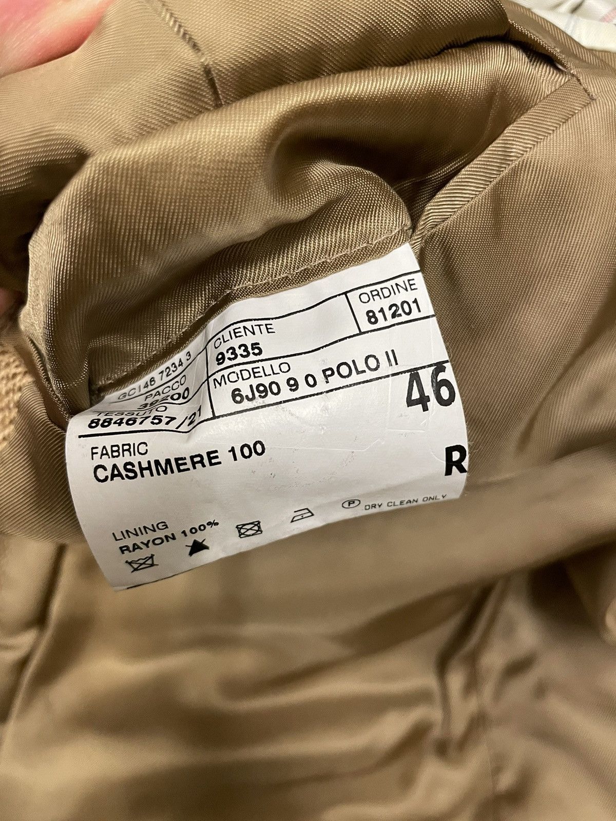 Polo Ralph Lauren × Vintage Vintage Hopsack Cashmere Jacket Size 46R - 10 Thumbnail