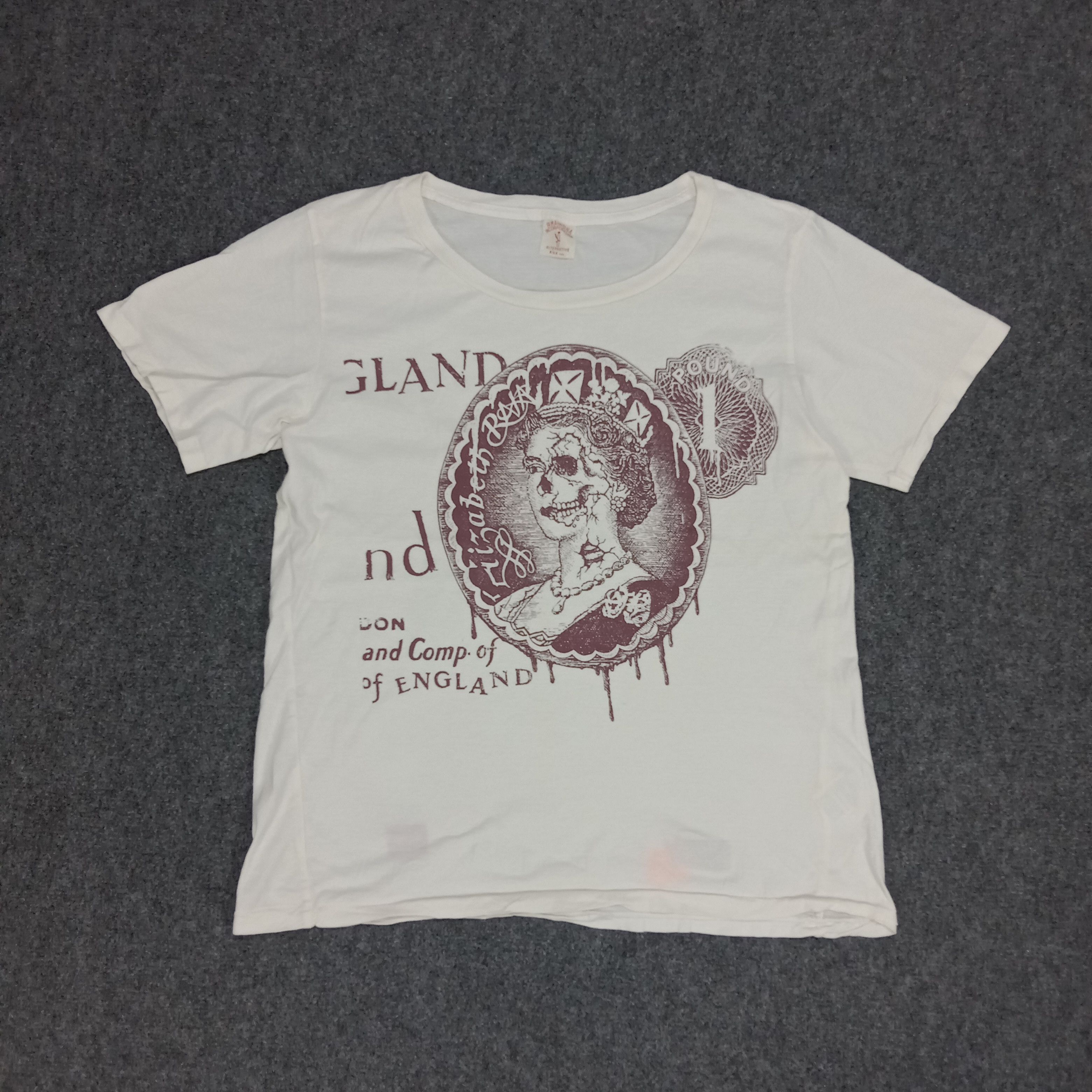 Vintage Vintage 90's Alternative RNA Punk Style Skull Tshirt Size US M / EU 48-50 / 2 - 1 Thumbnail