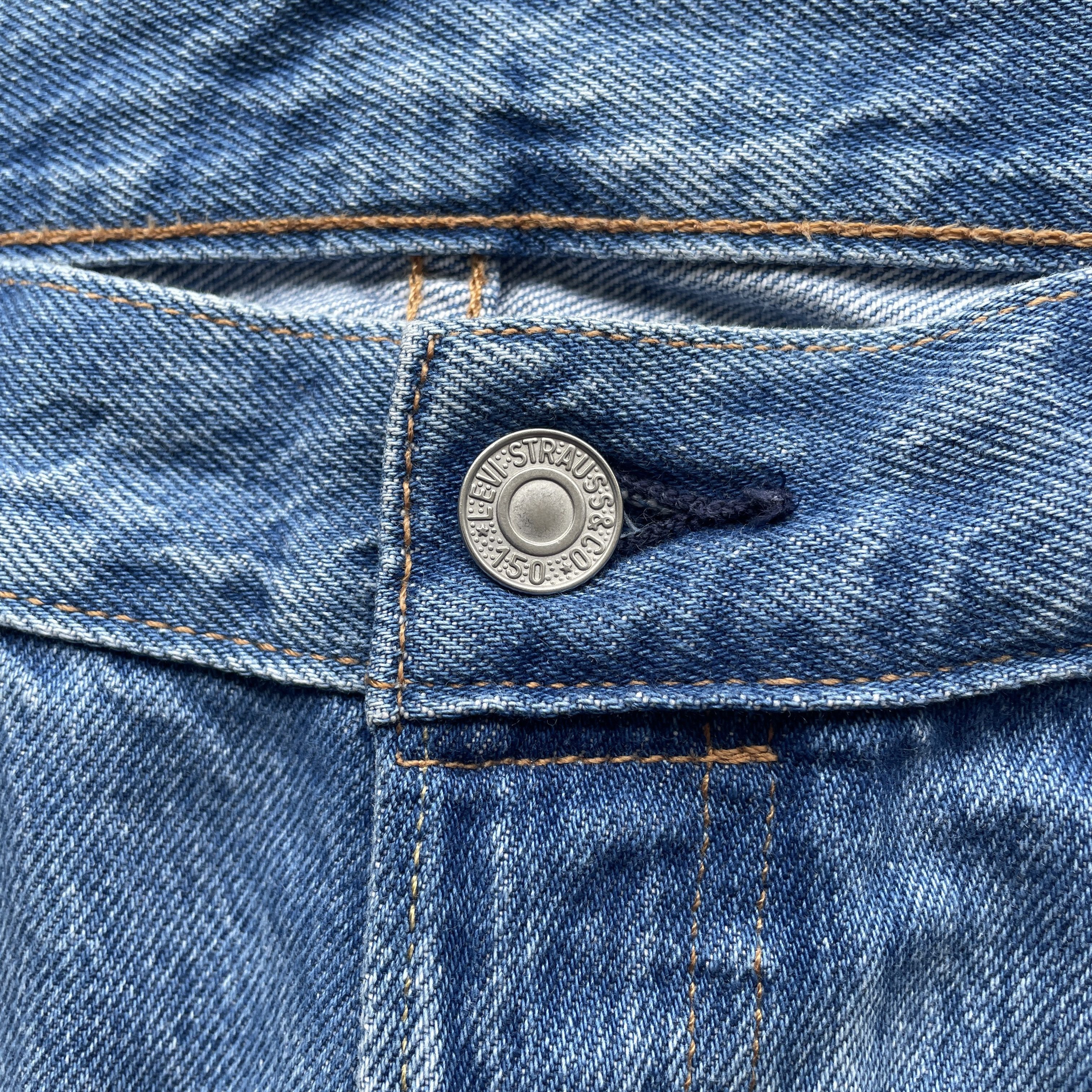 Levi's W34 LEVI’S BIG E DISTRESSED DENIM FADED RIPPED JEANS PANTS Size US 34 / EU 50 - 6 Thumbnail