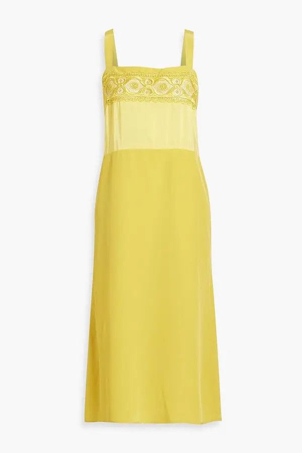 o1y0625 Midi Dress in Yellow