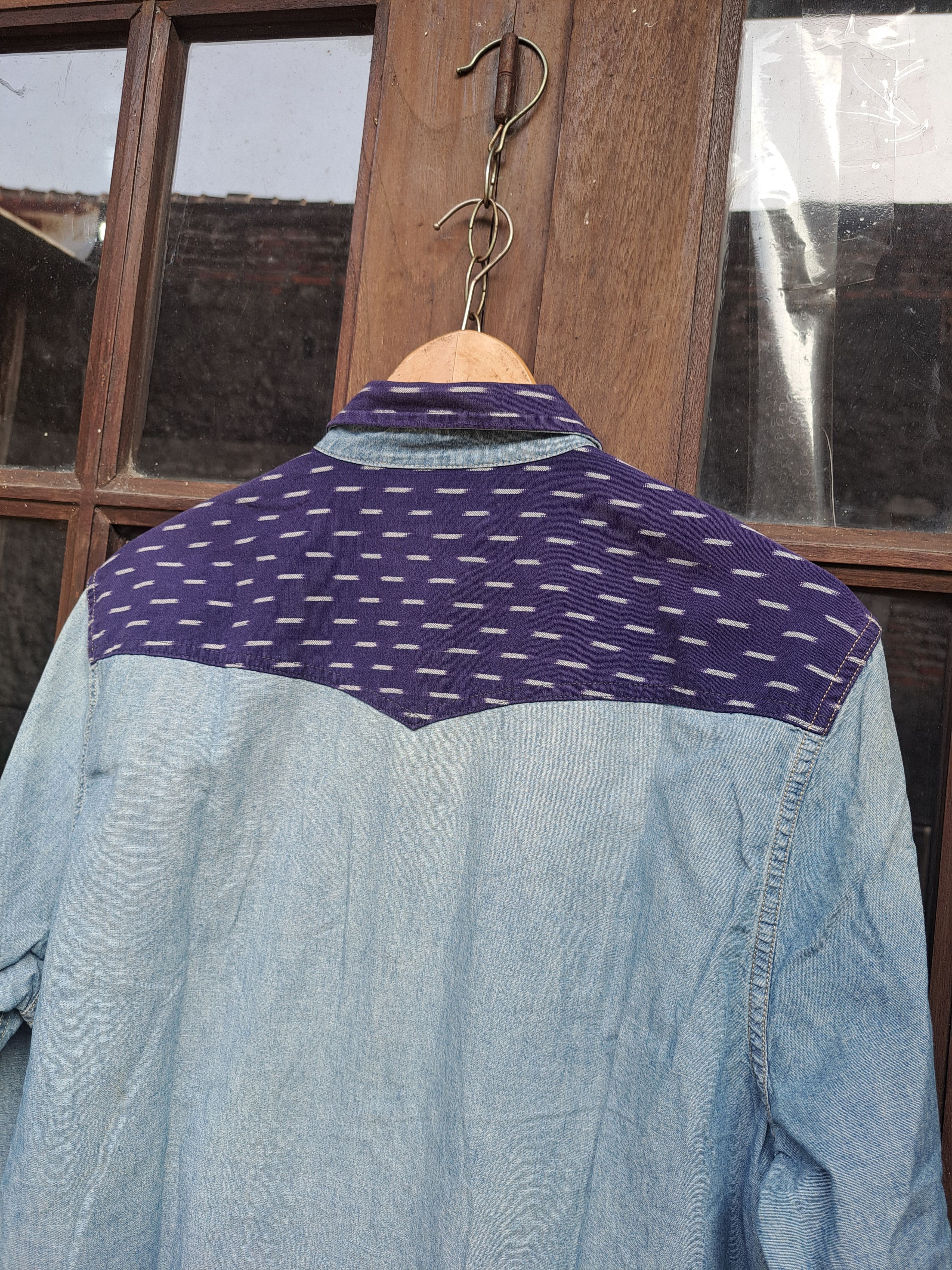 Denim & Supply Ralph Lauren Denim & Supply Ralph Lauren Western Shirt Denim Mens L Size US L / EU 52-54 / 3 - 5 Thumbnail