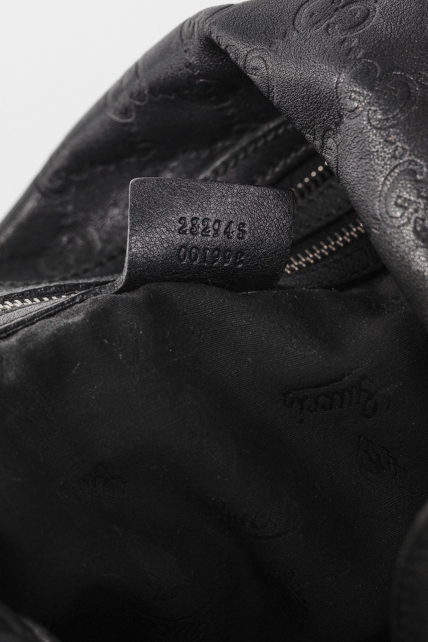 Gucci Gucci GG Twins Black Guccissima Leather Large Hobo Size ONE SIZE - 12 Thumbnail