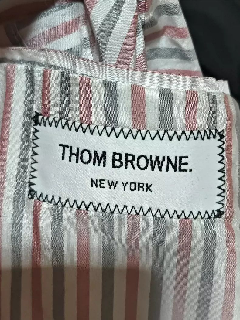 Thom Browne Thom Browne Classic black down jacket Size US XXL / EU 58 / 5 - 5 Thumbnail