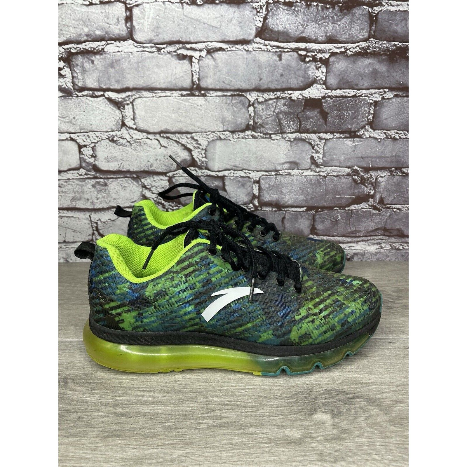 Other Anta Green Blue Synthetic Lace Up Gym Basketball Shoes Men’s Size US 9 / EU 42 - 12 Thumbnail