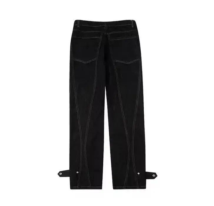 Japanese Brand Flared Stack Denim Jeans Size US 34 / EU 50 - 3 Thumbnail