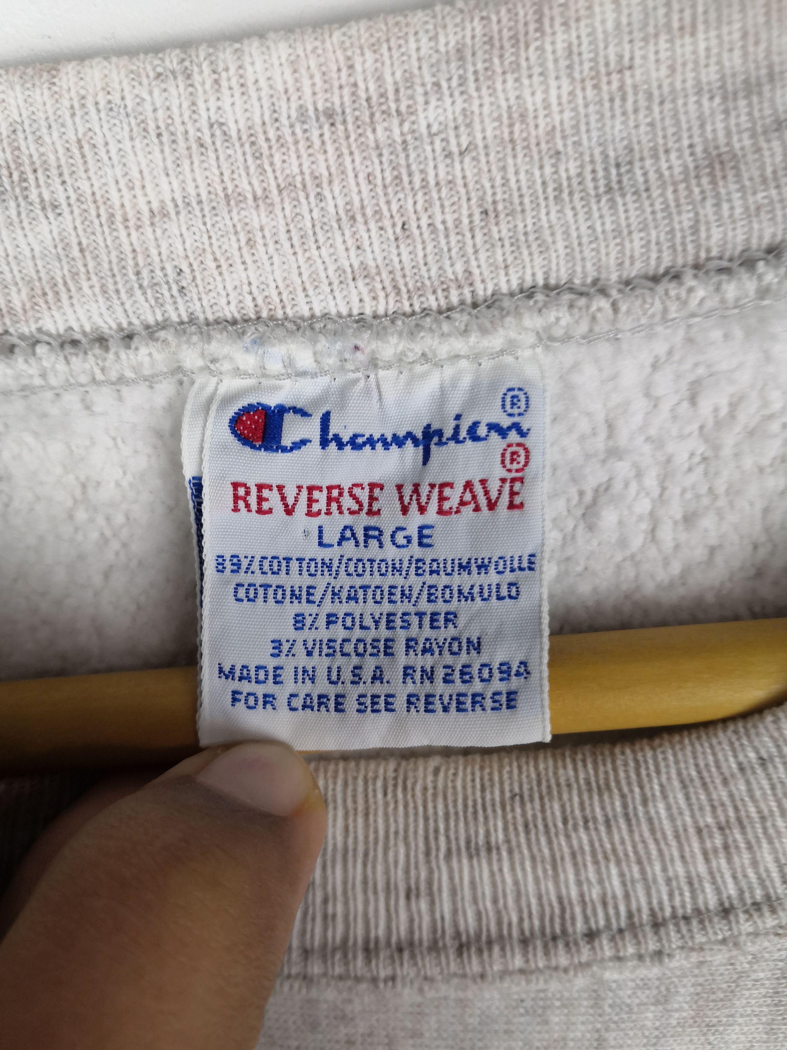Champion Vintage 90s Champion Reverse Weave Sweatshirt Notre Dame Size US L / EU 52-54 / 3 - 5 Thumbnail