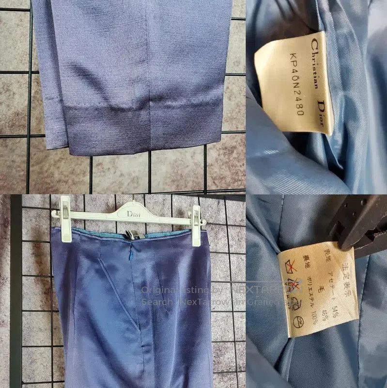 Dior Dior L Size Purple Wool Blend Casual Pants . Size 22" - 6 Thumbnail