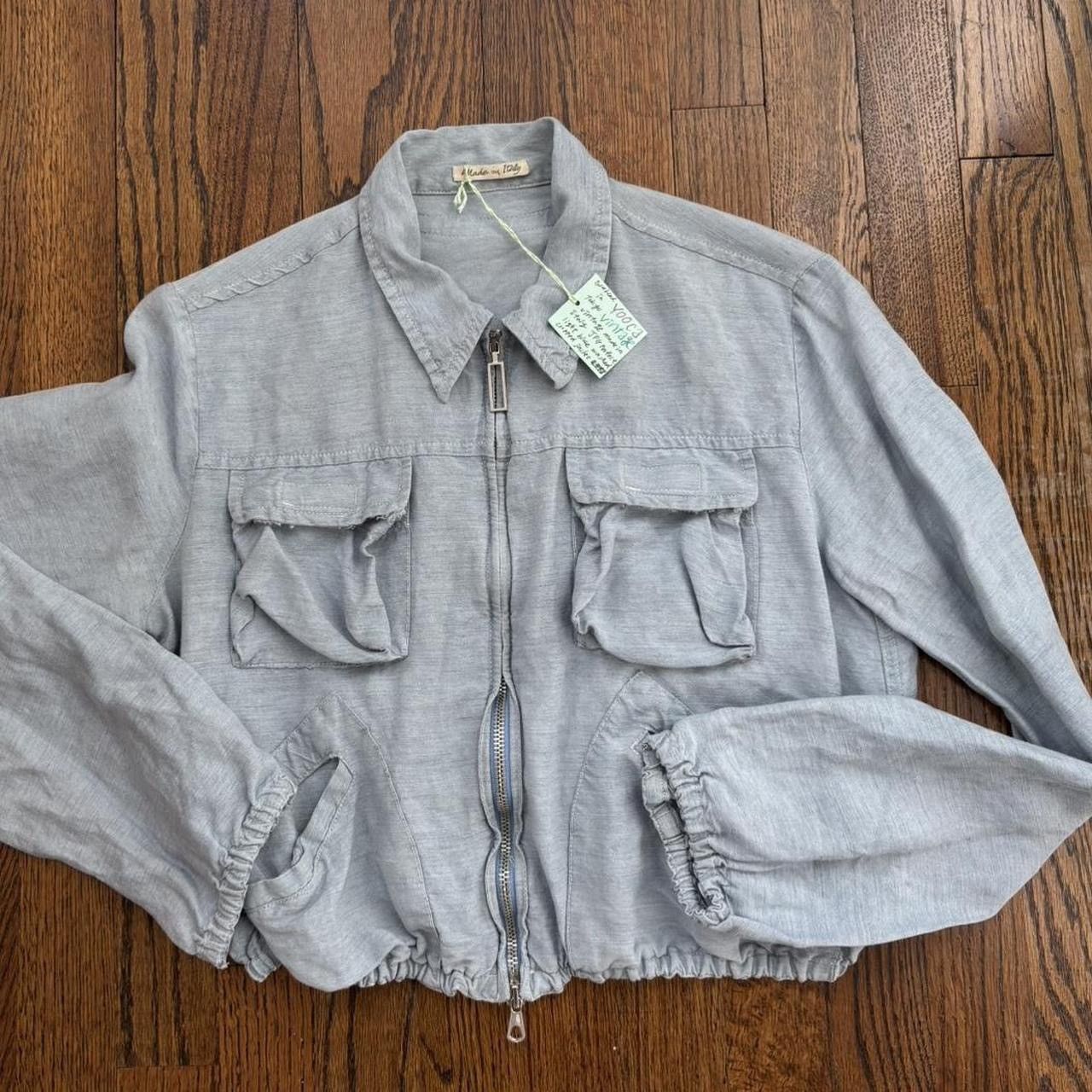 Jean Paul Gaultier vintage jpg washed cropped jacket Size XS / US 0-2 / IT 36-38 - 2 Thumbnail