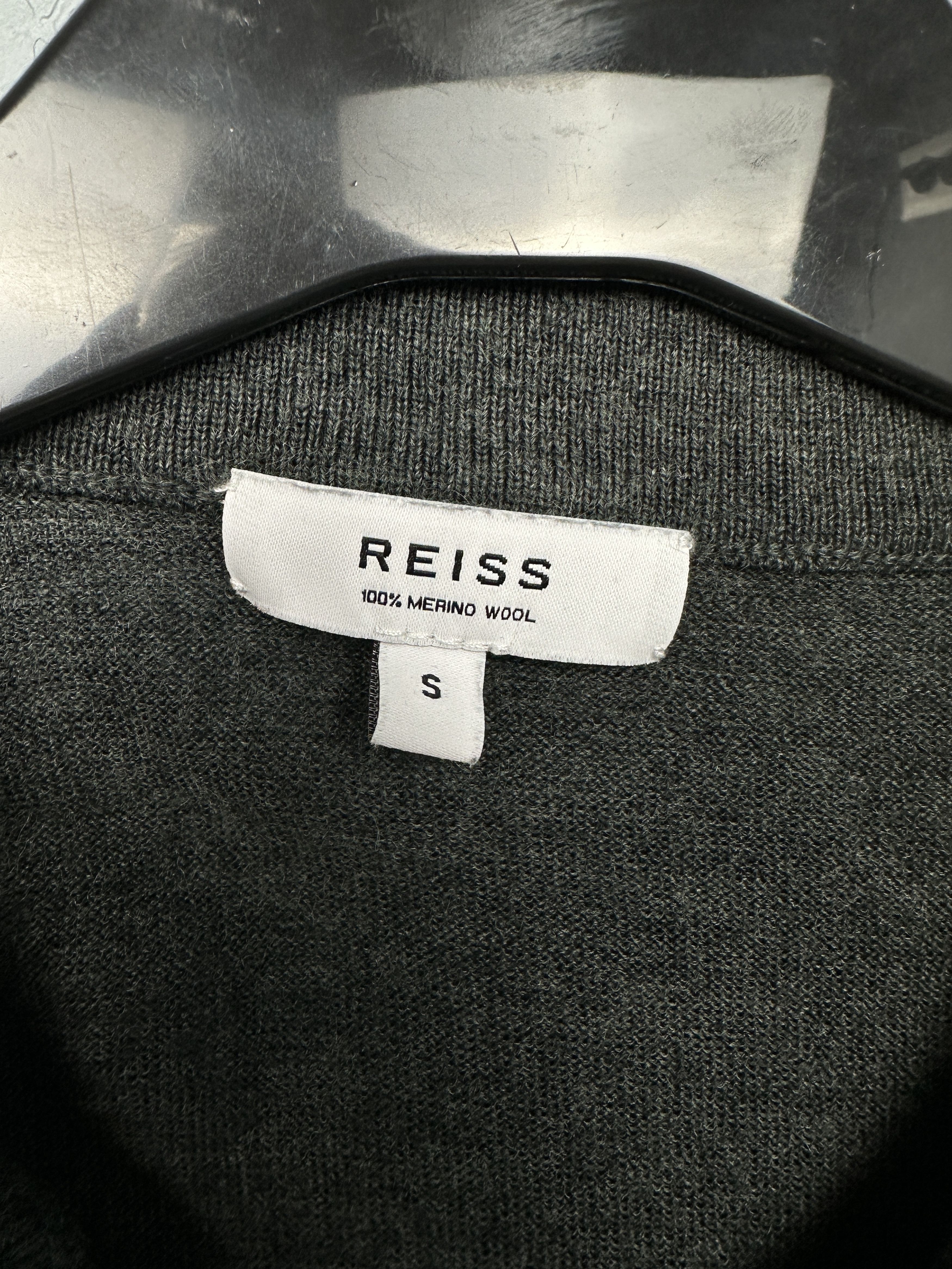 Reiss Reiss Mens Merino Wool Quarter 1\4 Zip Sweater Size US S / EU 44-46 / 1 - 3 Thumbnail