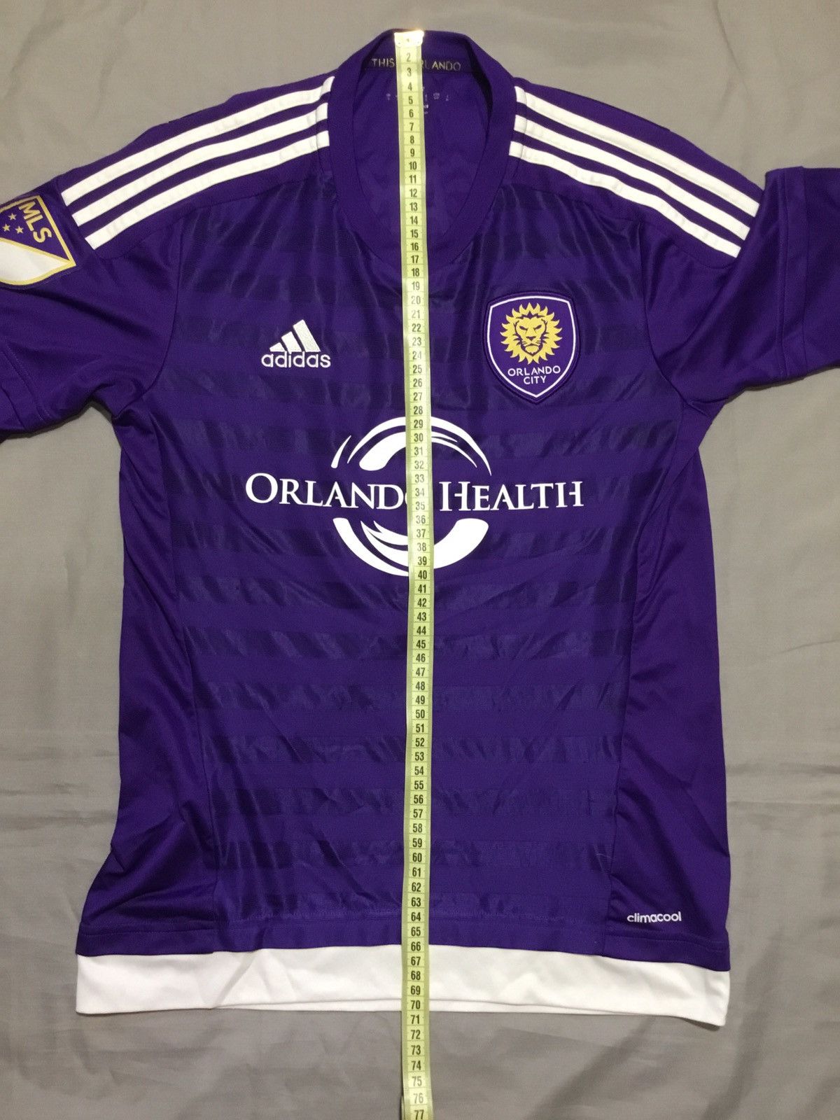 Adidas Adidas Orlando City Home Soccer Jersey 2015 Size SMALL Size US S / EU 44-46 / 1 - 7 Thumbnail