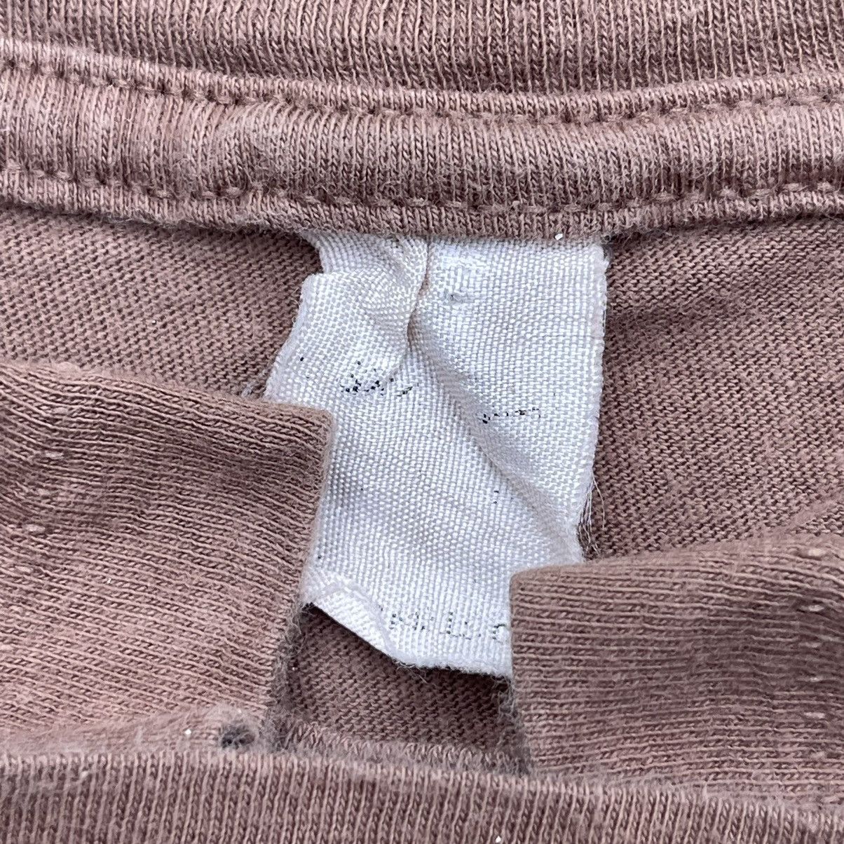 Vintage Vintage 80s Faded Coffee Brown Single Stitch Blank Shirt Size US L / EU 52-54 / 3 - 5 Thumbnail