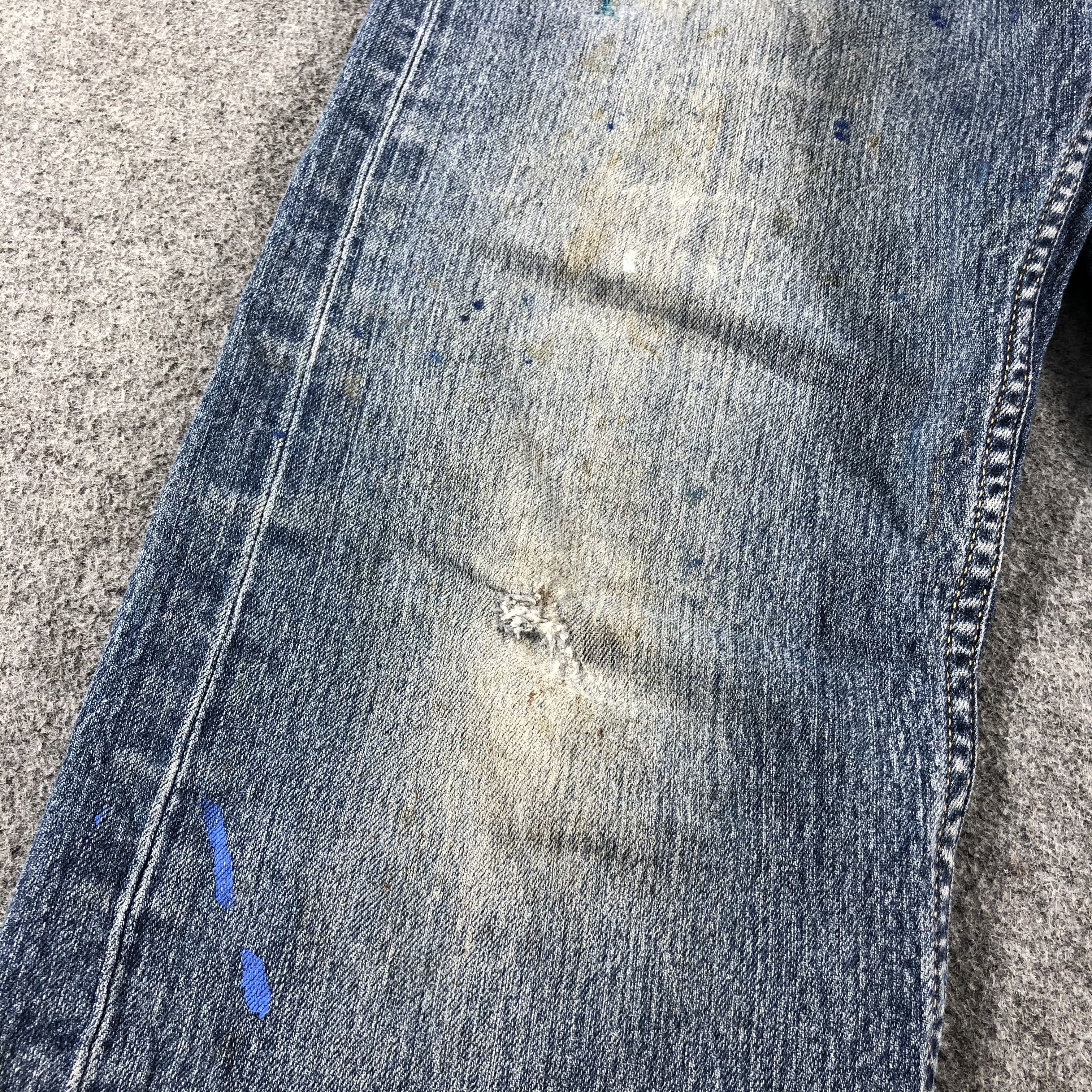 Levi's Vintage Blue Wash Levis 505 Jeans-J2647 Size US 33 - 8 Thumbnail