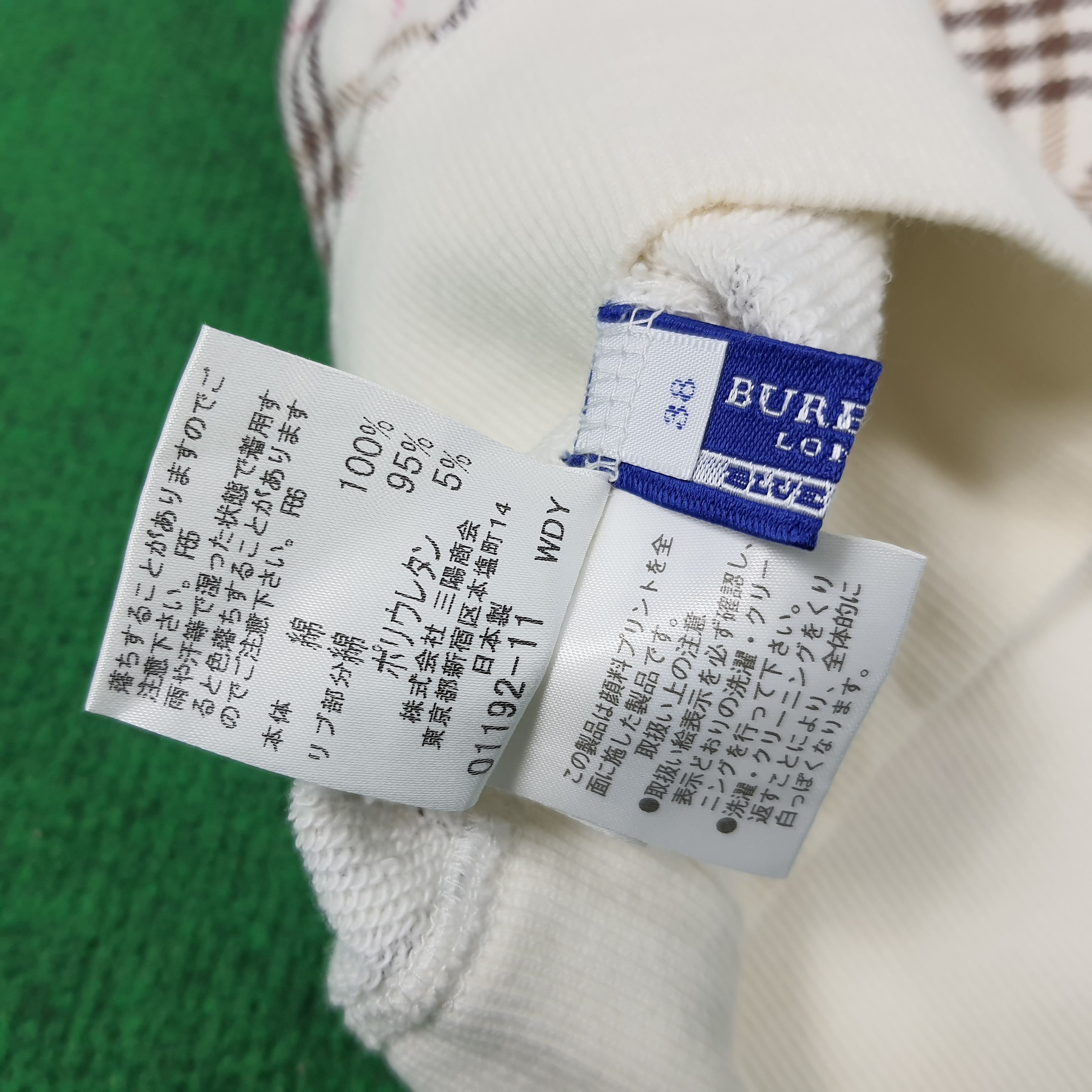 Burberry × Vintage Vintage Burberry Blue Label Long Sleeve Shirt Size XS / US 0-2 / IT 36-38 - 7 Thumbnail