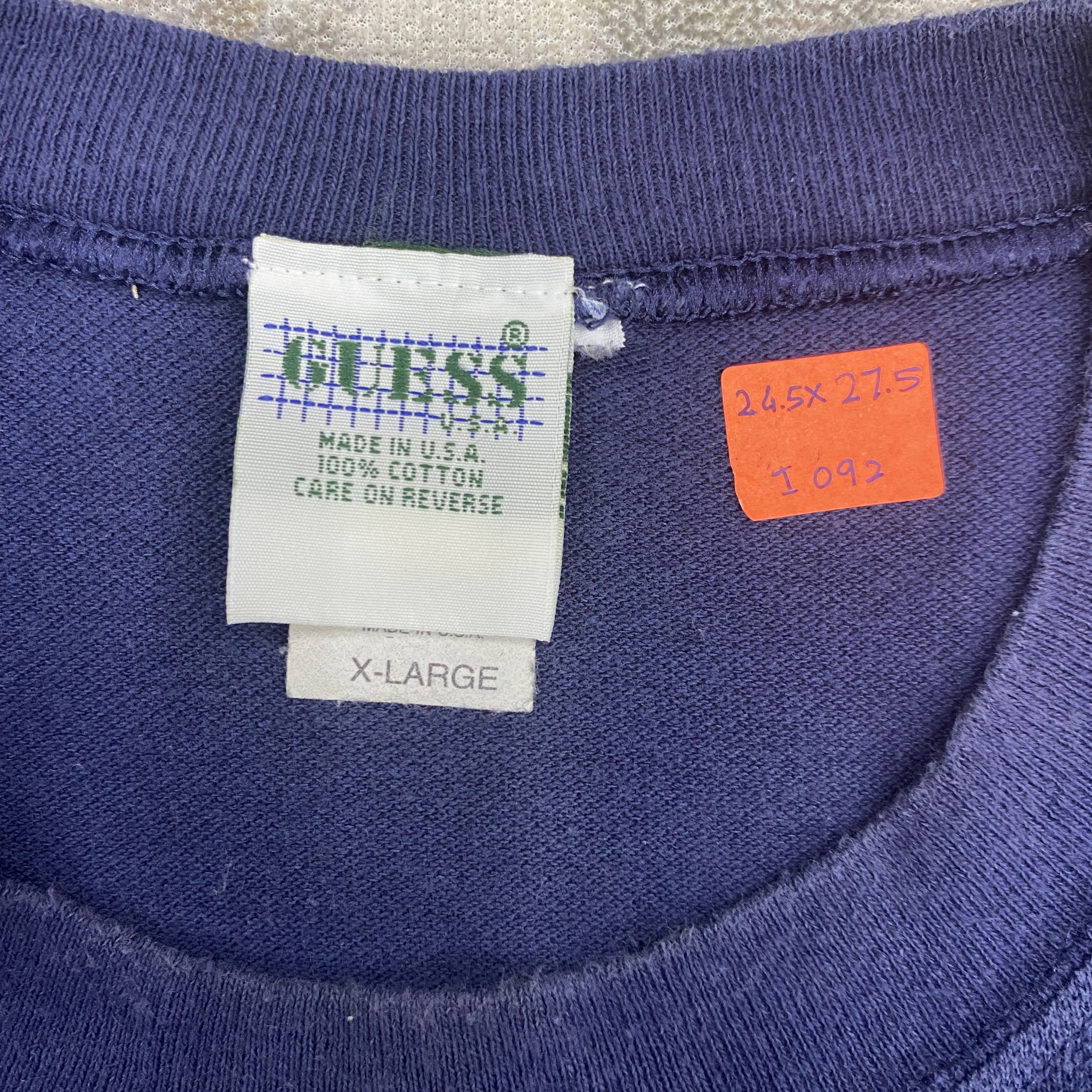 Guess Vintage Guess Basic Jeans TShirt USA - I092 Size US XL / EU 56 / 4 - 4 Thumbnail