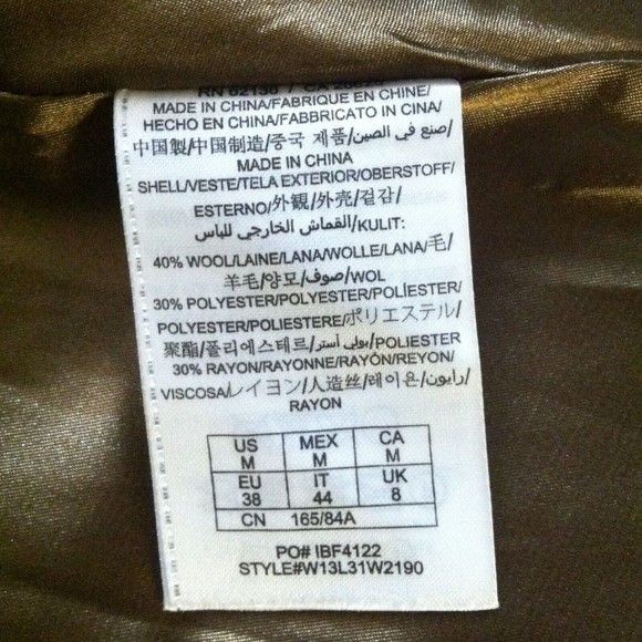 Guess GUESS WOMEN'S WOOL BLEND JACKET WITH HOODED FUR SIZE: M Size M / US 6-8 / IT 42-44 - 12 Thumbnail