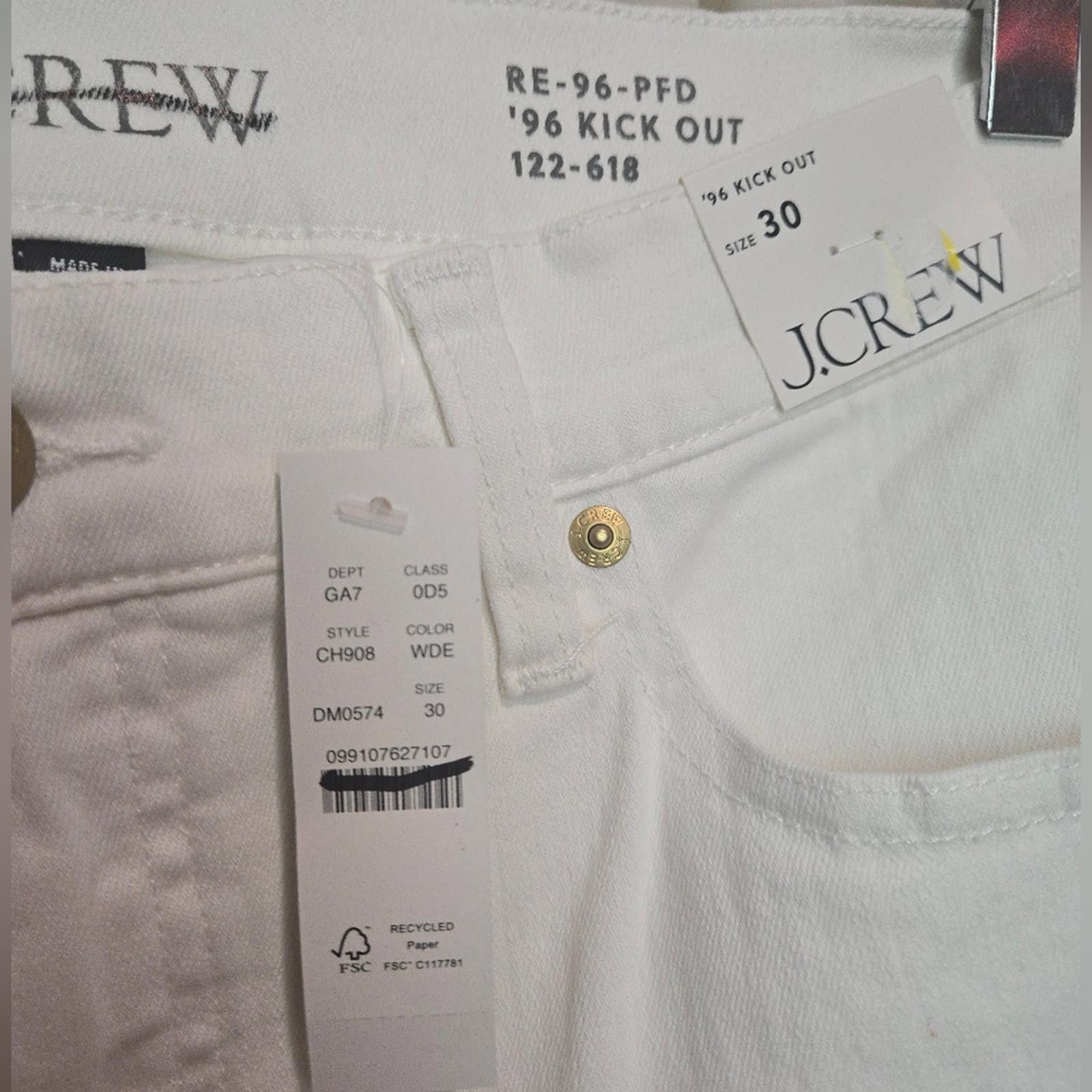 J.Crew J. Crew '96 Kickout Jean Size 30" / US 8 / IT 44 - 4 Thumbnail