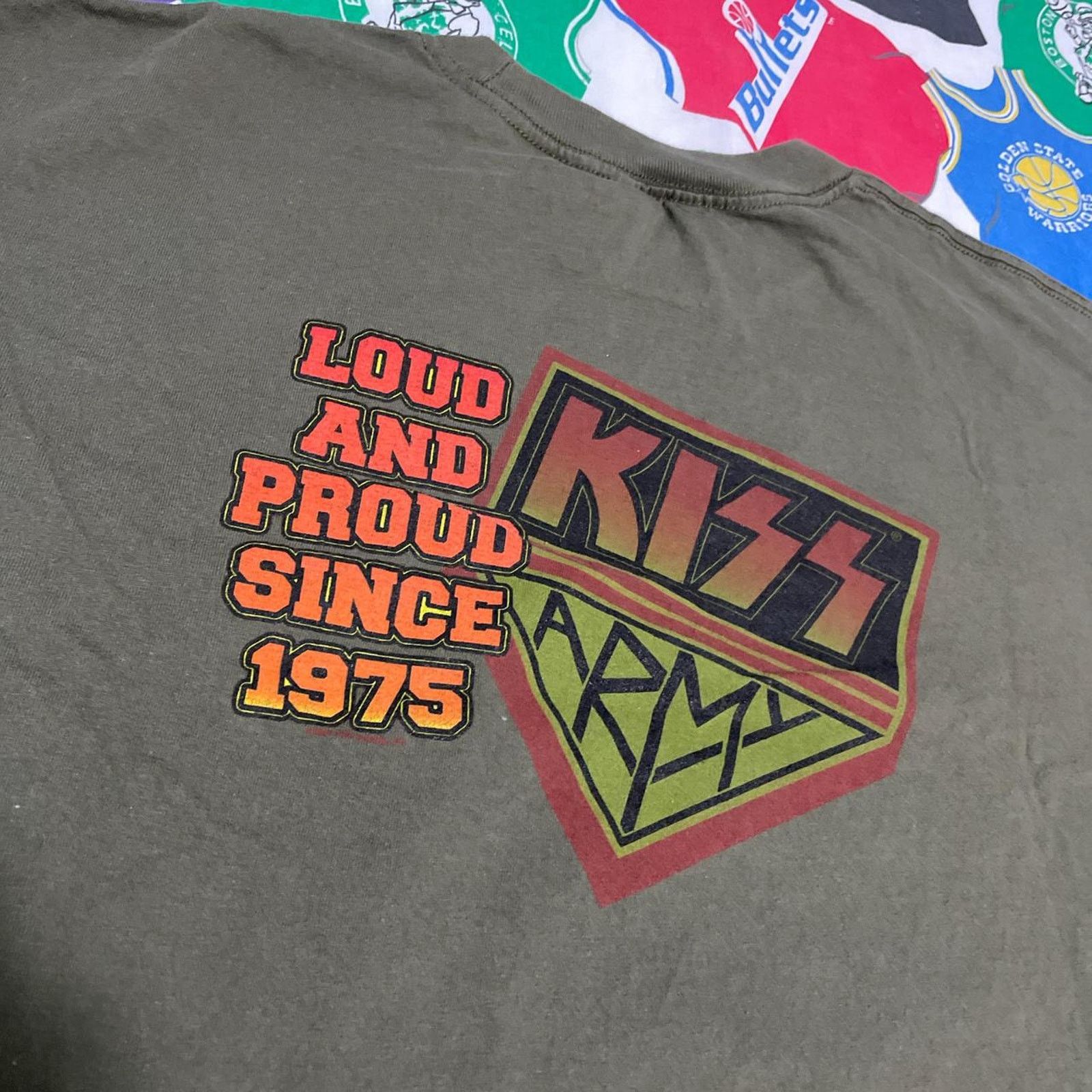 Band Tees × Vintage Kiss Army Official Member 40 Year Anniversary Tour Rock Tee Size US XL / EU 56 / 4 - 4 Thumbnail