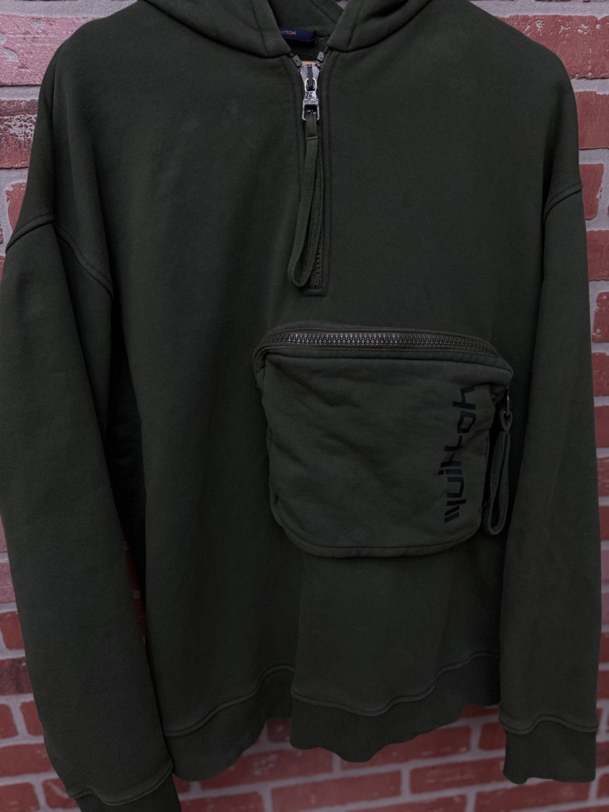 Louis Vuitton Louis Vuitton Virgil Abloh Green Hoodie Size 4L Size US XXL / EU 58 / 5 - 5 Thumbnail