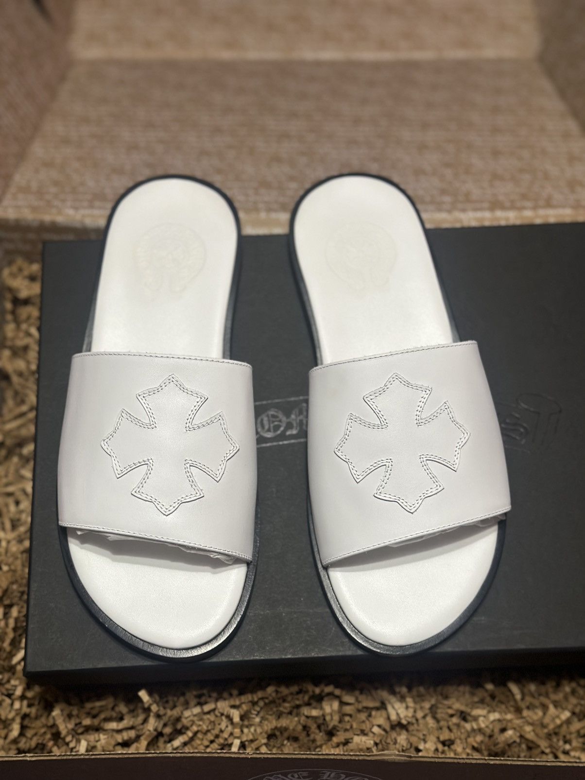 Chrome Hearts Chrome hearts slides Size US 7 / EU 40 - 1 Thumbnail