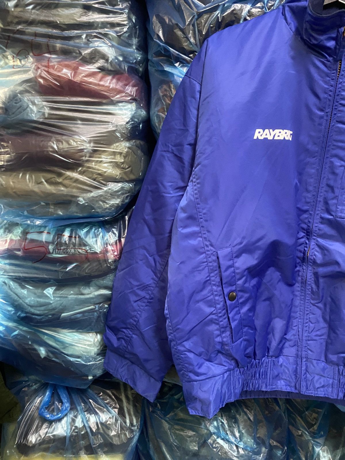Vintage Raybrig Racing Blue Motorsports Nylon Jacket Size US L / EU 52-54 / 3 - 5 Thumbnail
