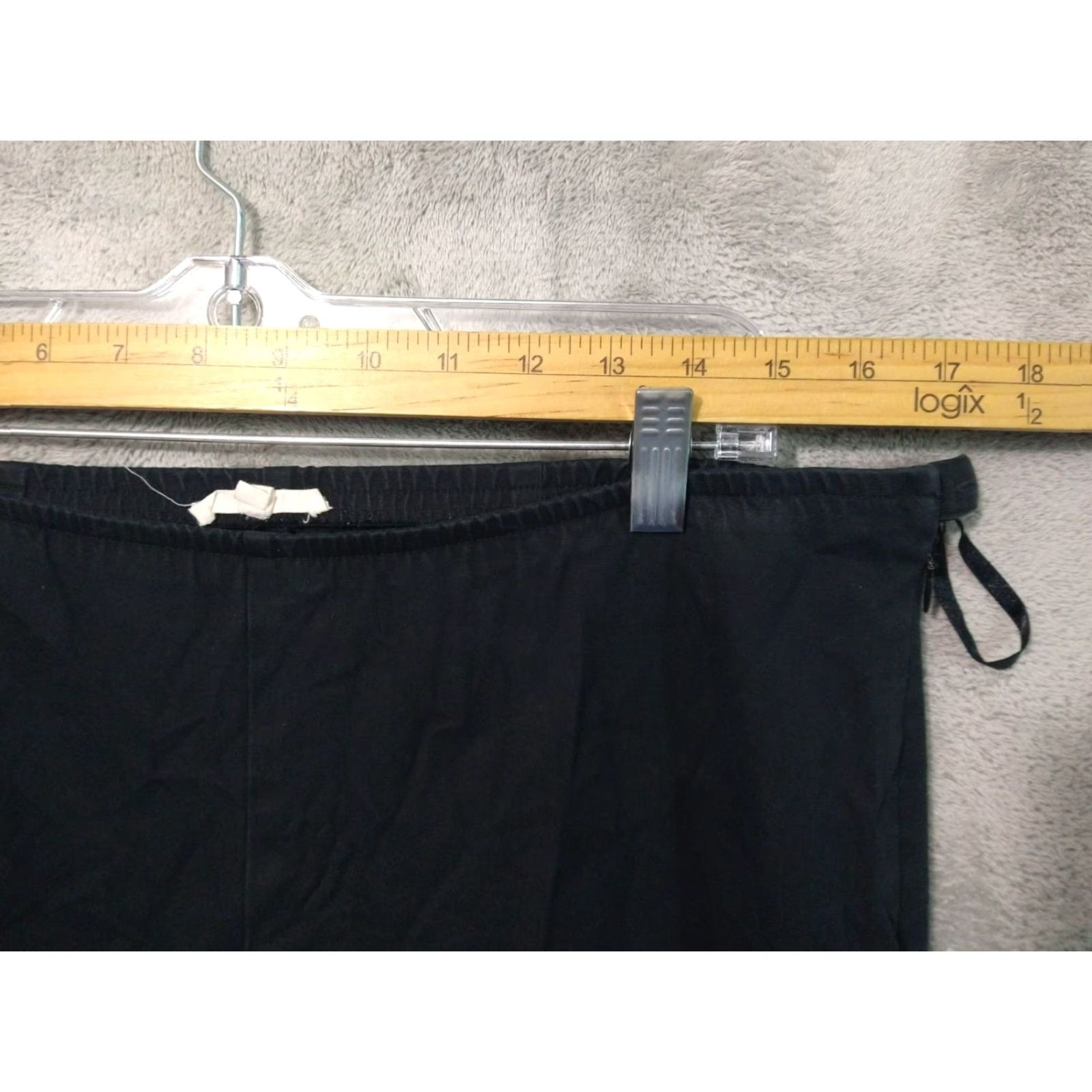 Eileen Fisher Eileen Fisher Pants Womens Large Petite Black Organic Cotton Tapered Crop Leg Size 36" / US 14 / IT 50 - 3 Thumbnail