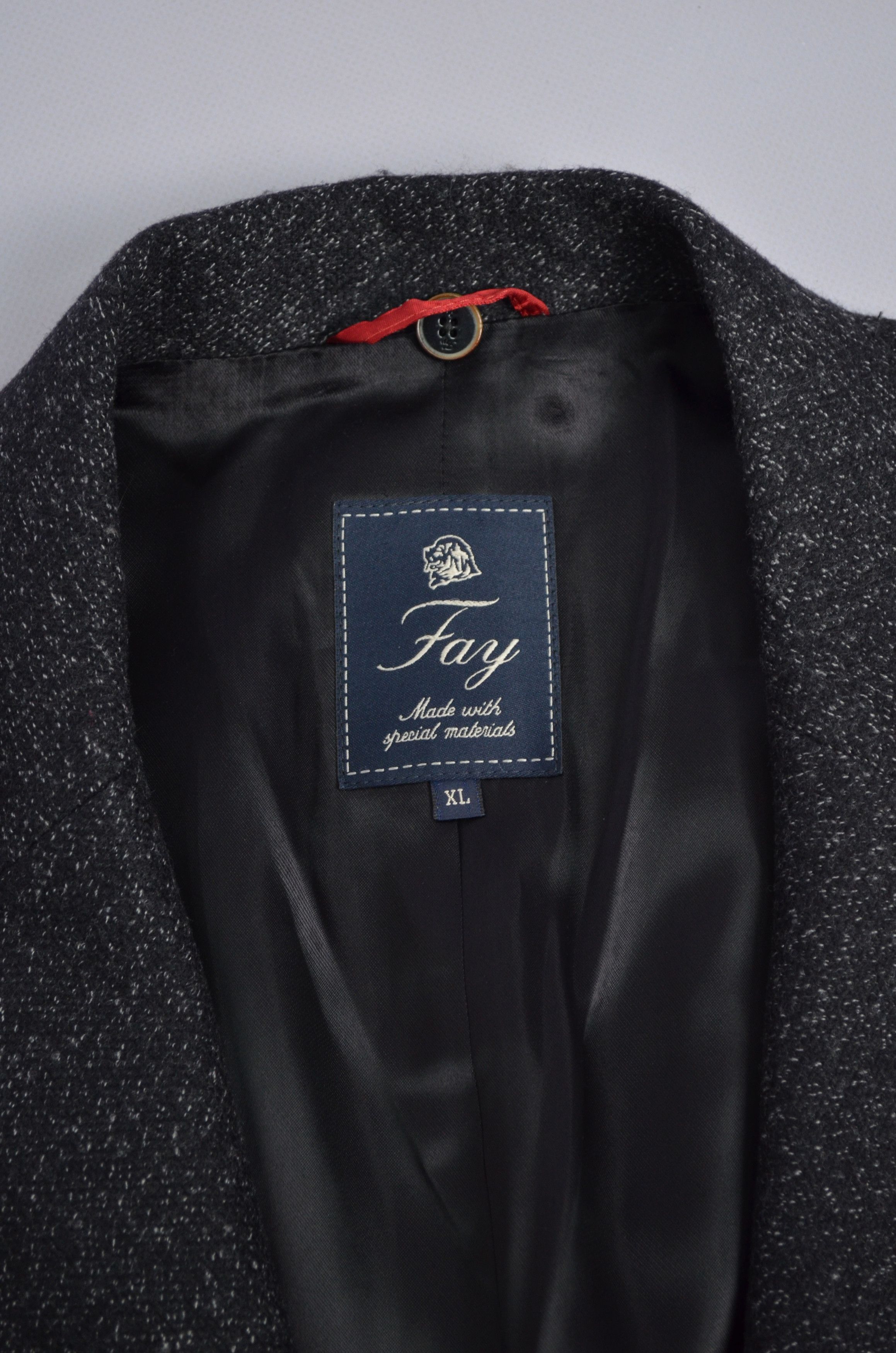 Designer × Fay Fay Wool Lined Jacket Overcoat Coat Made in Italy Luxury Size US XL / EU 56 / 4 - 10 Thumbnail