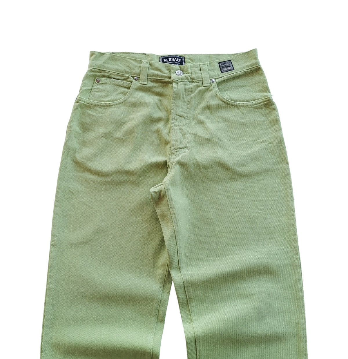 Versace Jeans Couture Vintage Versace Jeans Couture Green Jeans Pants Italy Size US 32 / EU 48 - 6 Thumbnail