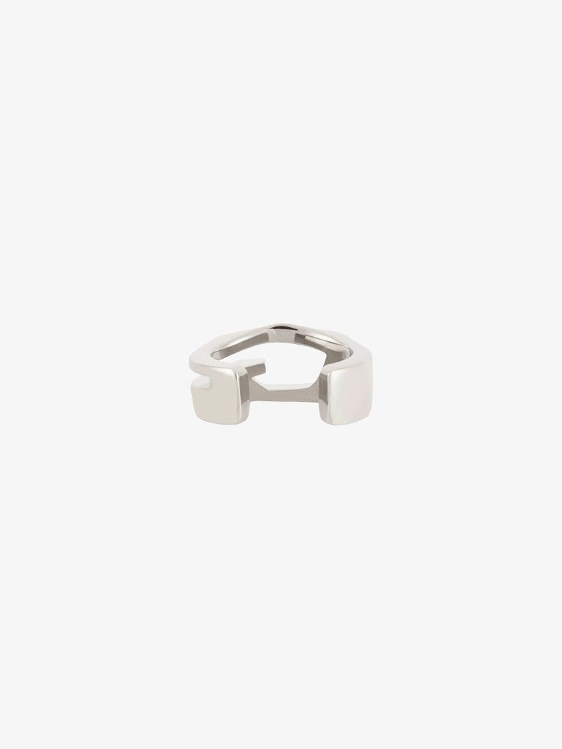 Givenchy o1n1vont0326 Size:OS/Giv Cut Earcuff in Silver Size ONE SIZE - 3 Thumbnail