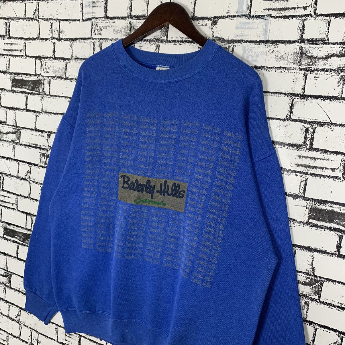 Other Vintage Beverly Hills Big Print Sweatshirt Crewneck Size US XL / EU 56 / 4 - 5 Thumbnail